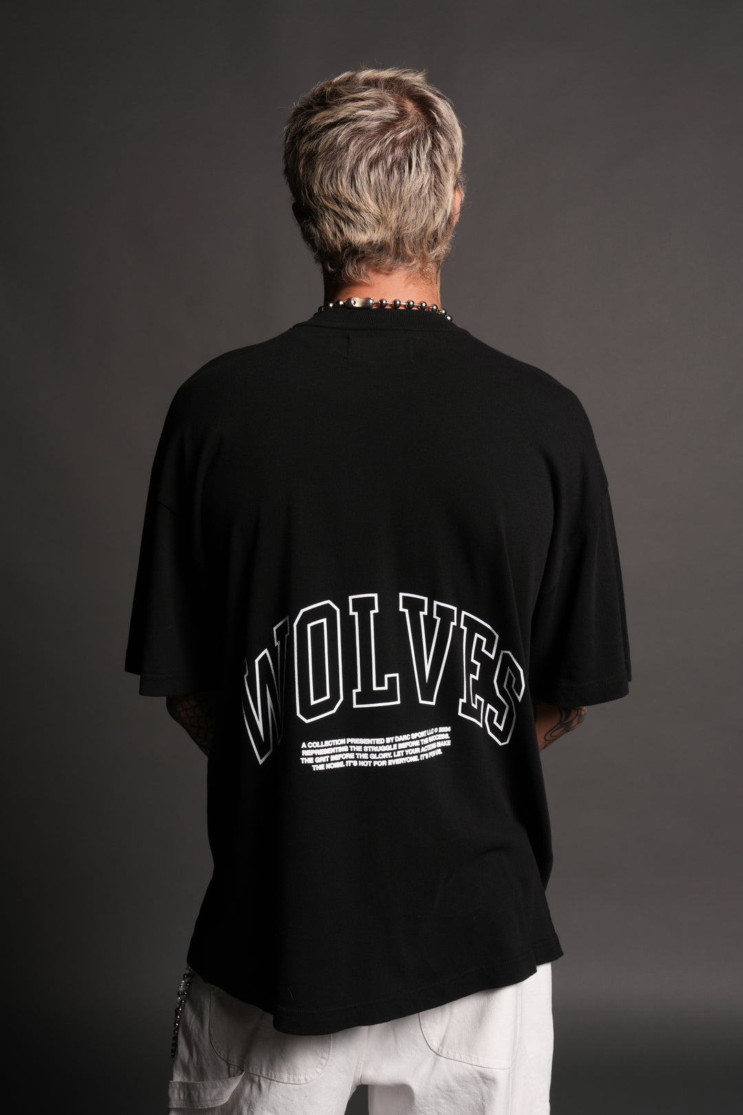 Rock V2 "Premium" Oversized Tee in Black