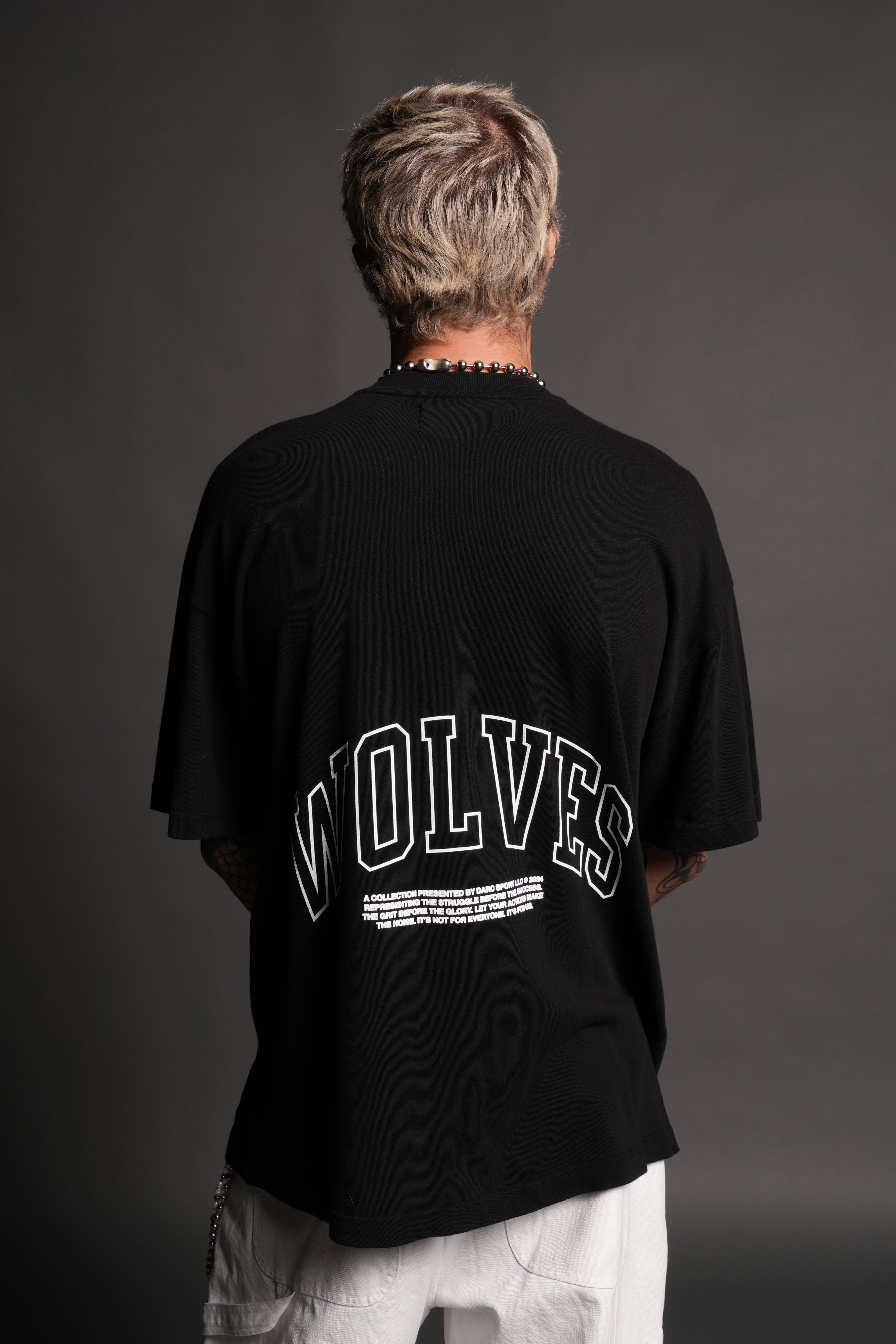 Rock V2 "Premium" Oversized Tee in Black
