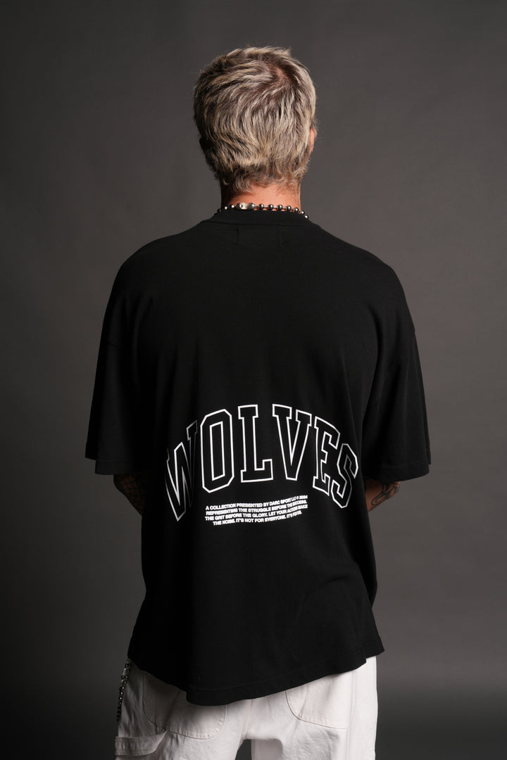 Rock V2 "Premium" Oversized Tee in Black