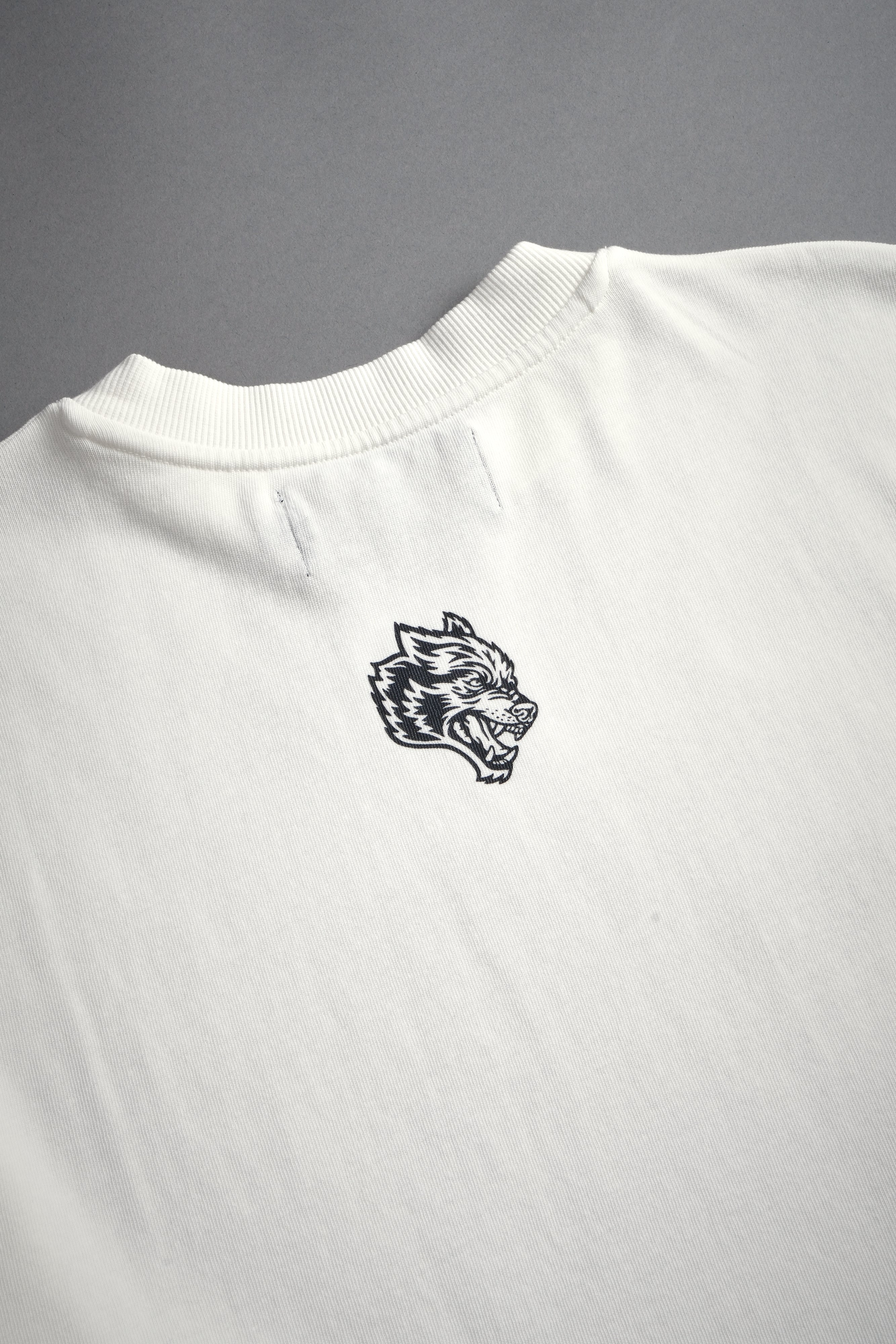 Fallen Halo Oversized "Premium" Unisex Tee in Cream