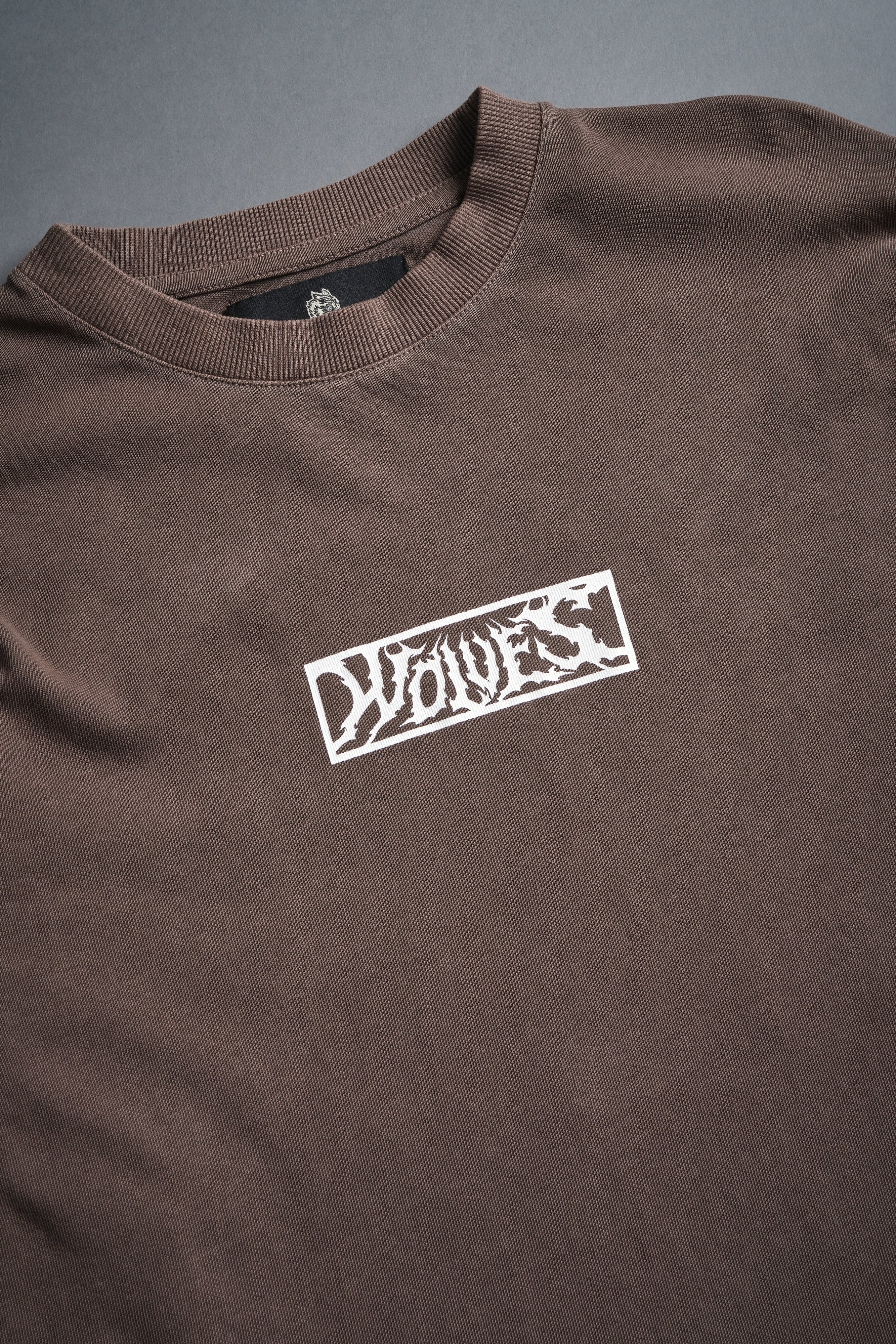 Iron Wolf Pack "Premium" L/S Tee in Mojave Brown