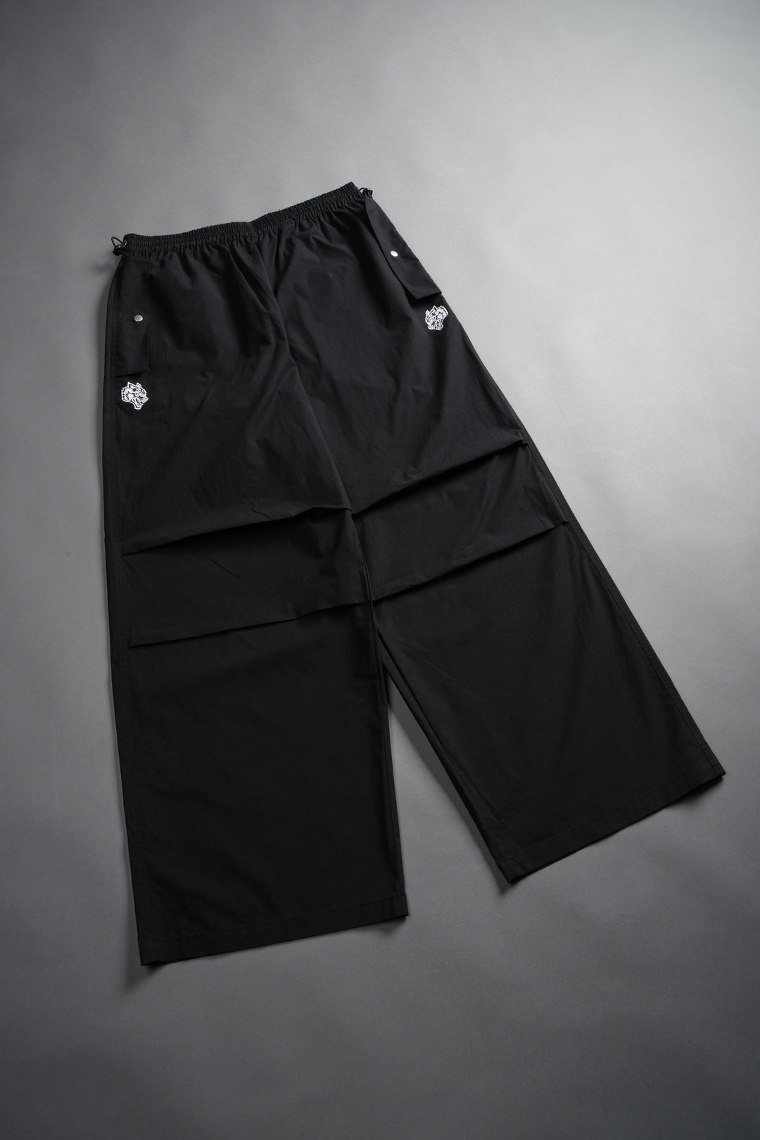 Wolf Chopper Unisex Haven Pants in Black