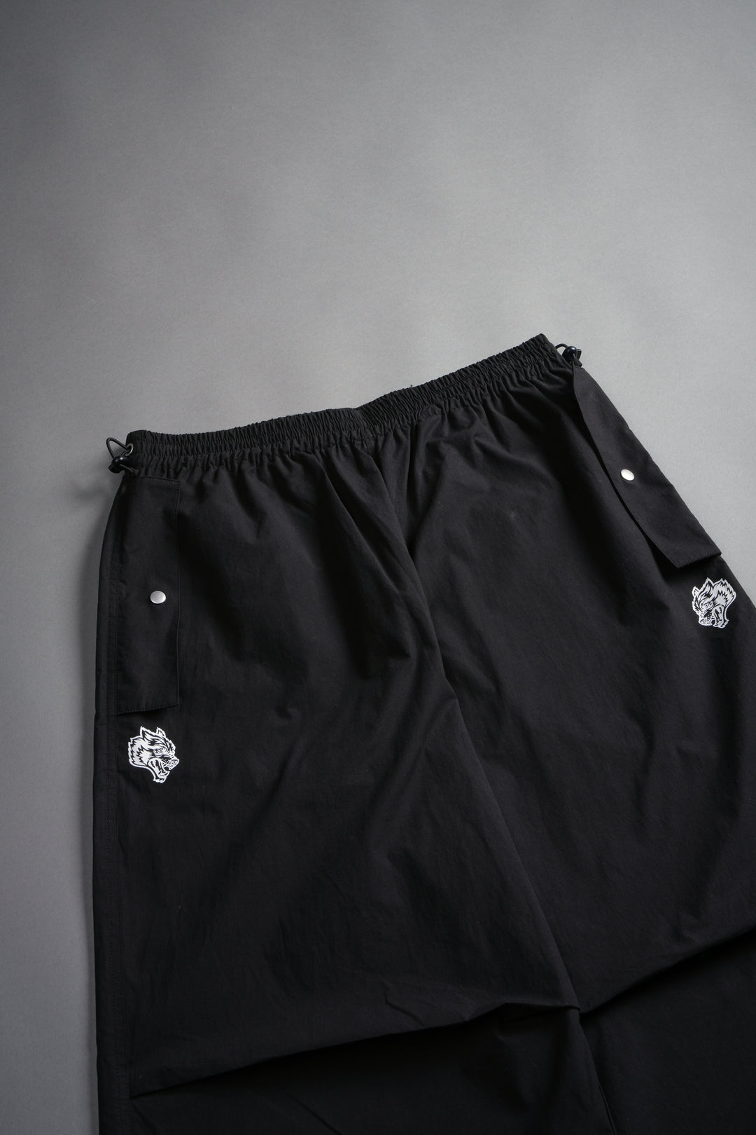 Wolf Chopper Unisex Haven Pants in Black