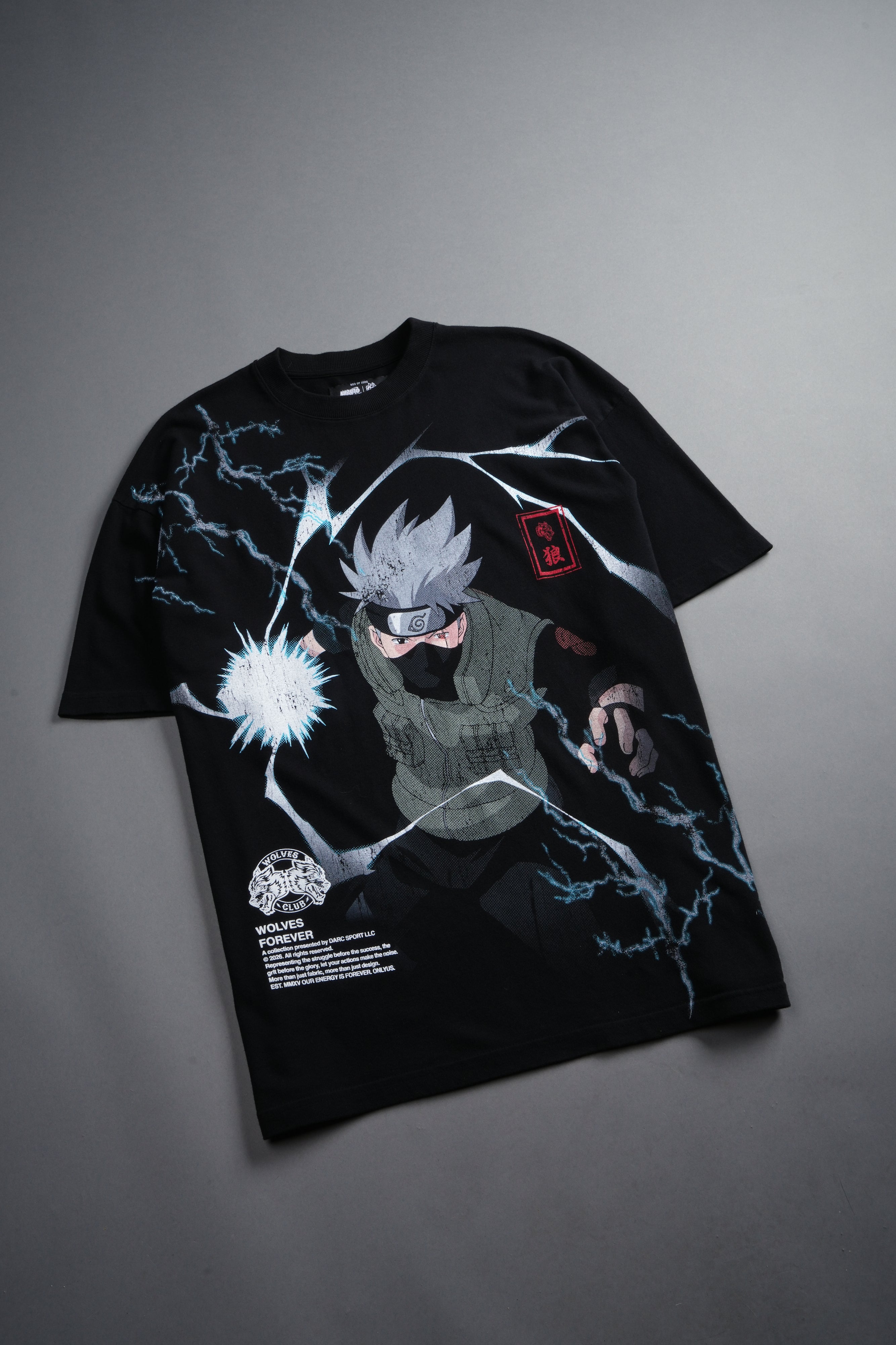 Shinobi Premium Oversized Tee in Black