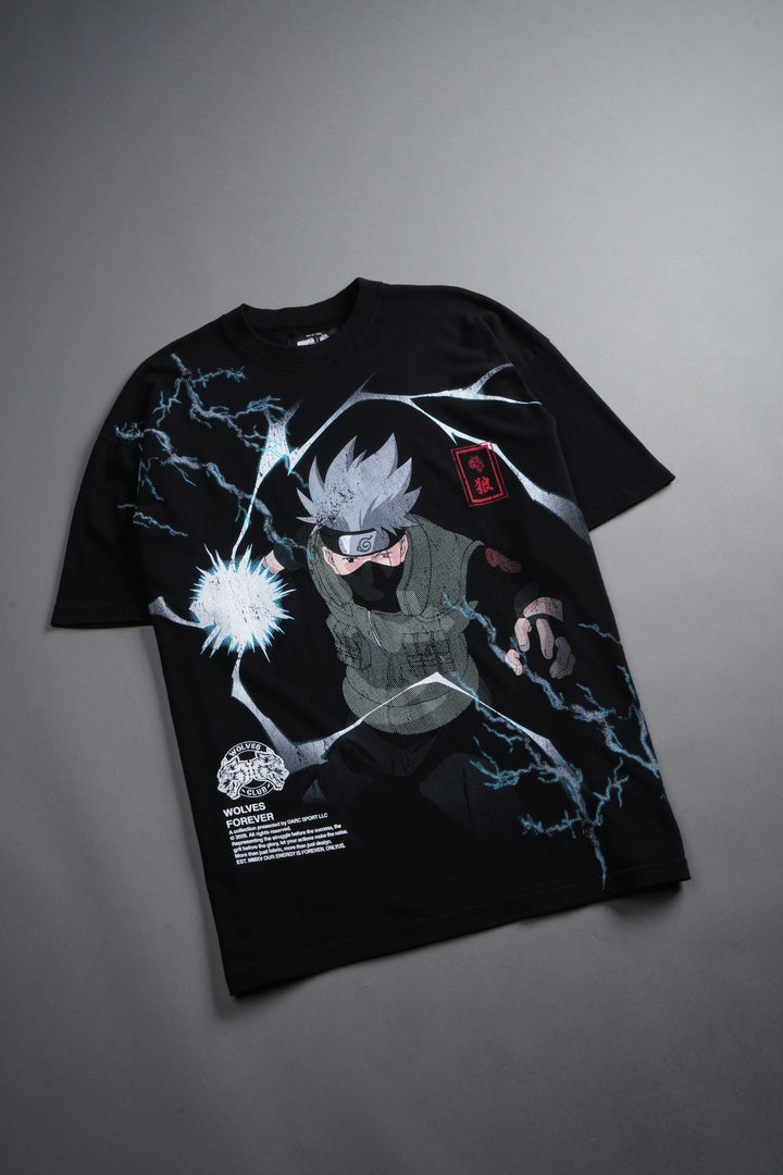 Shinobi Premium Oversized Tee in Black