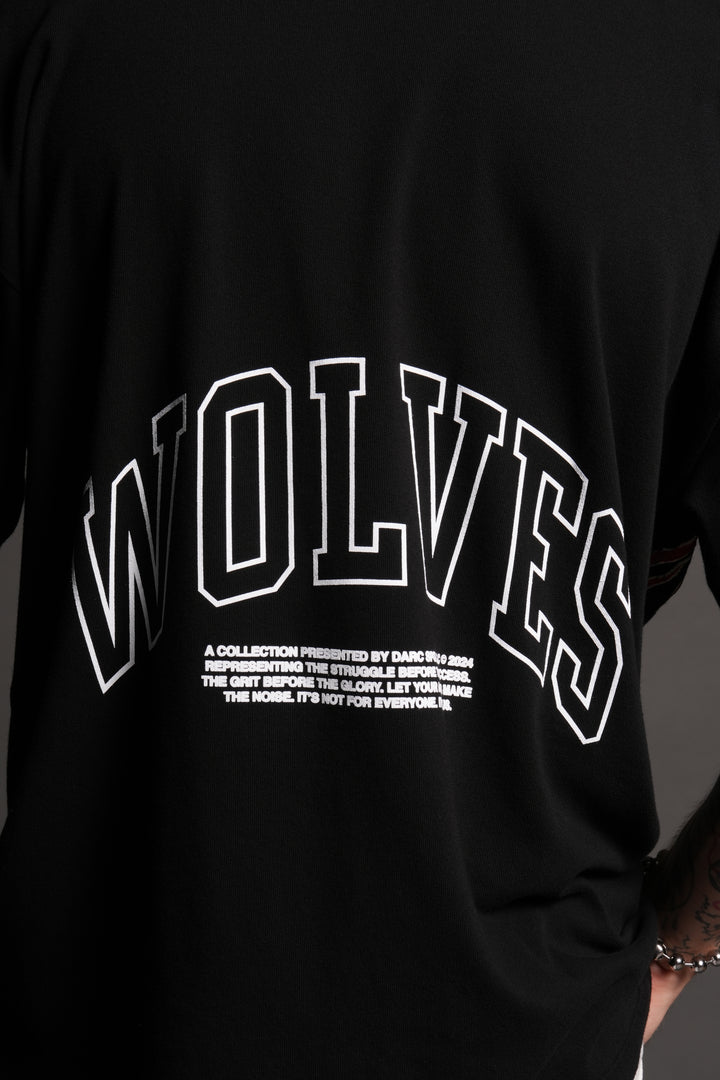 Rock V2 "Premium" Oversized Tee in Black