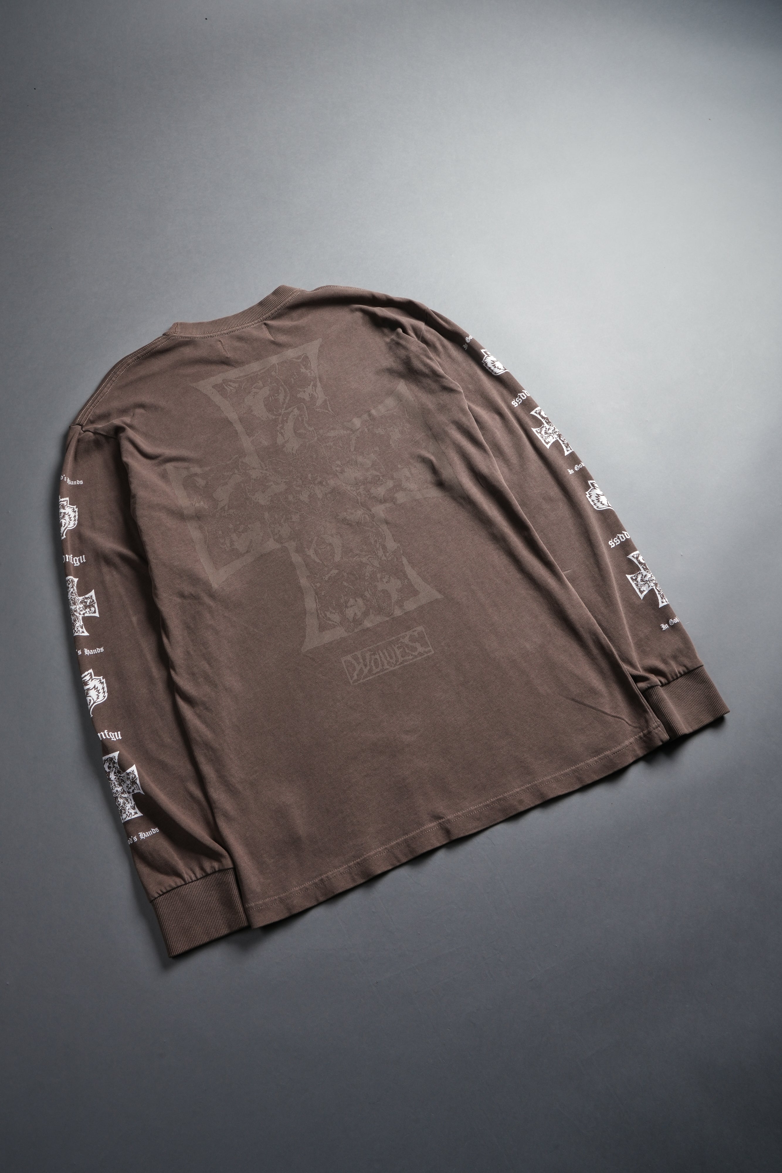 Iron Wolf Pack "Premium" L/S Tee in Mojave Brown