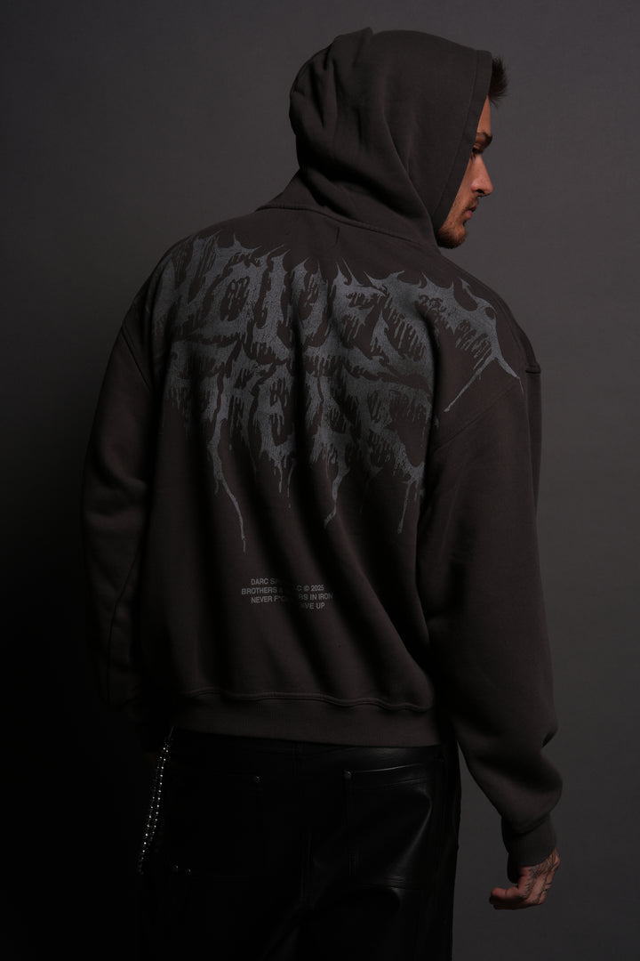 Oni Code "Pierce" Hoodie in Wolf Gray