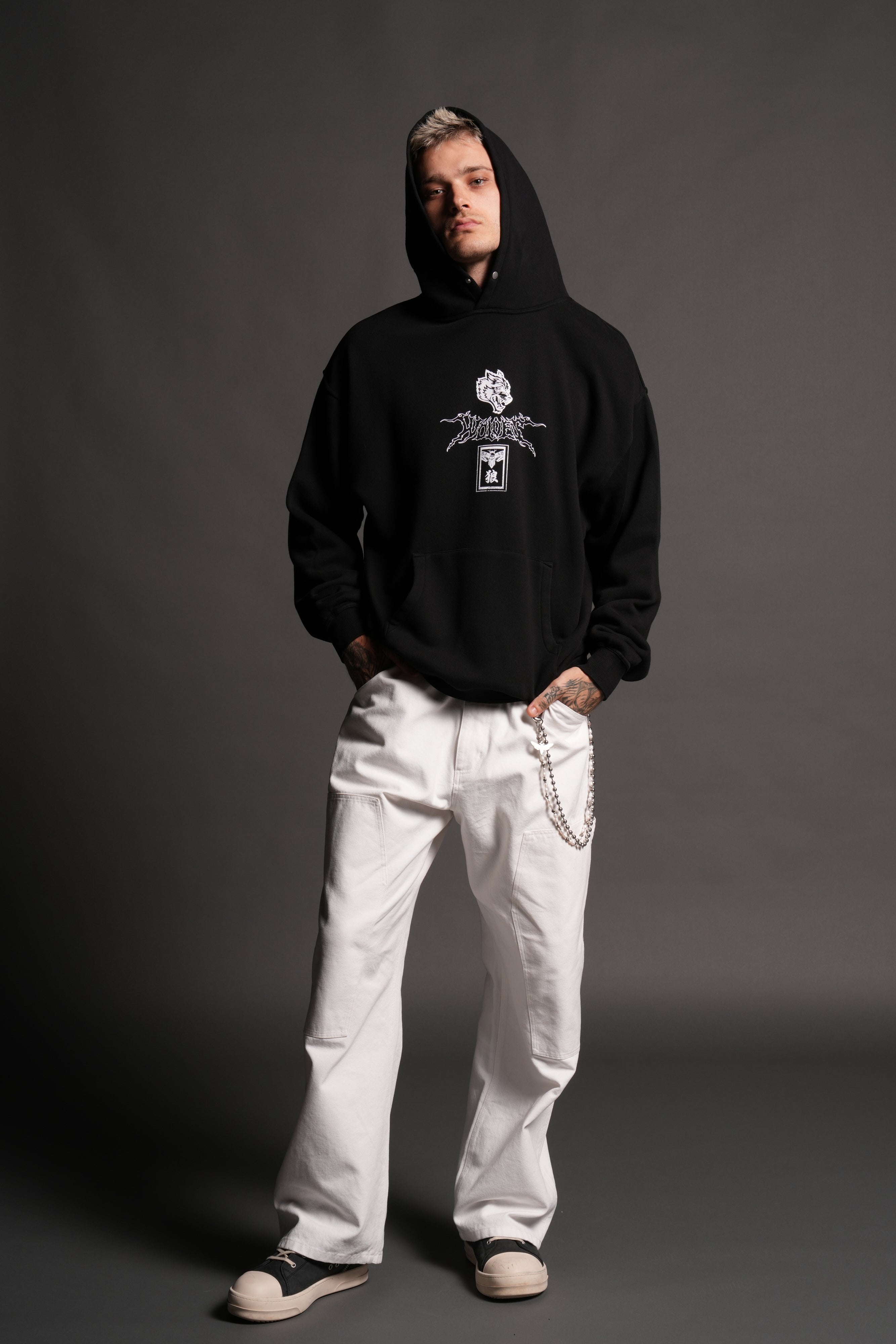Darc Fury Pierce Hoodie in Black