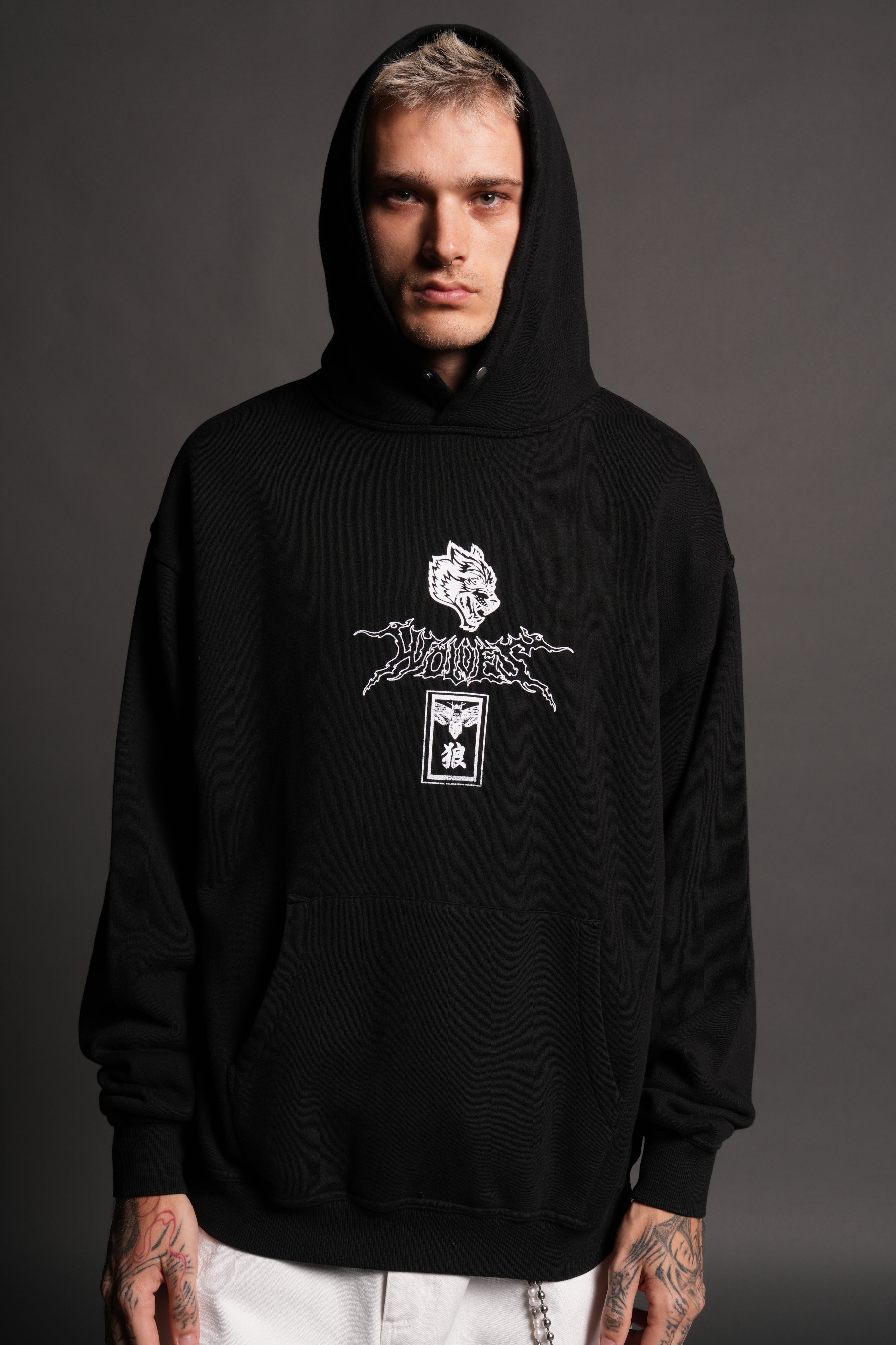 Darc Fury Pierce Hoodie in Black