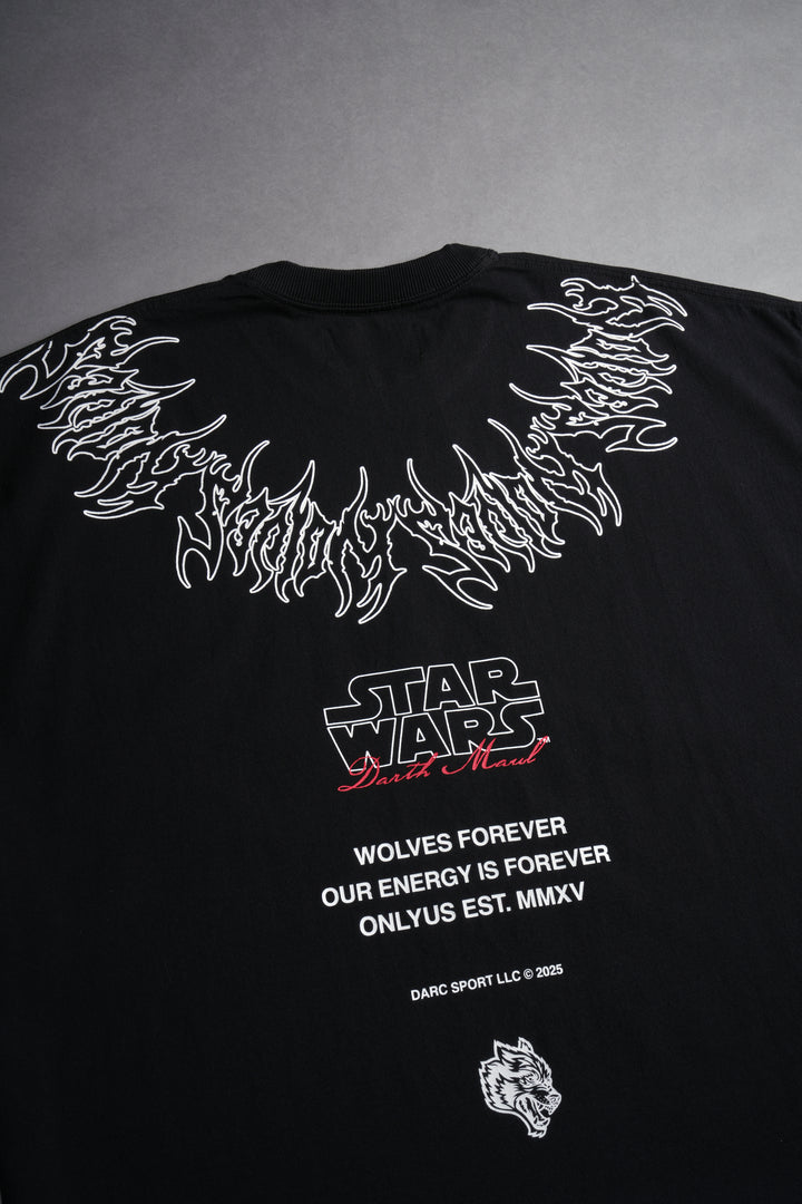Dark Apprentice "Grunge" Cut Off Tee in Black