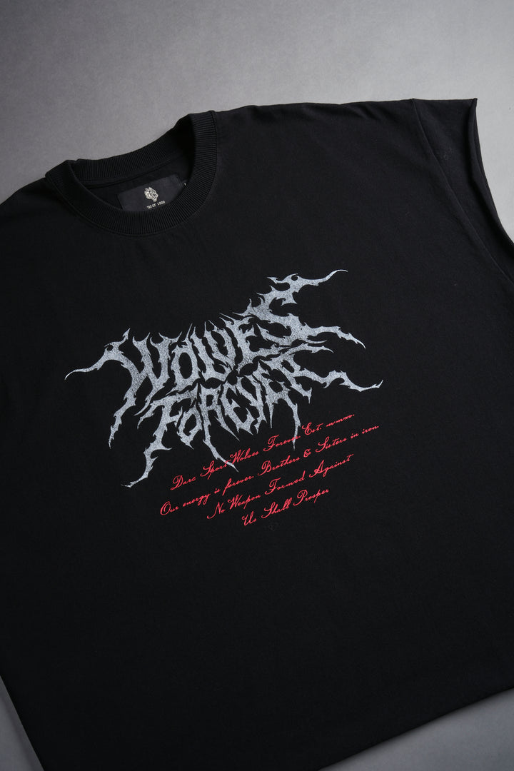 Darc Core "Grunge" Cut Off Tee in Black