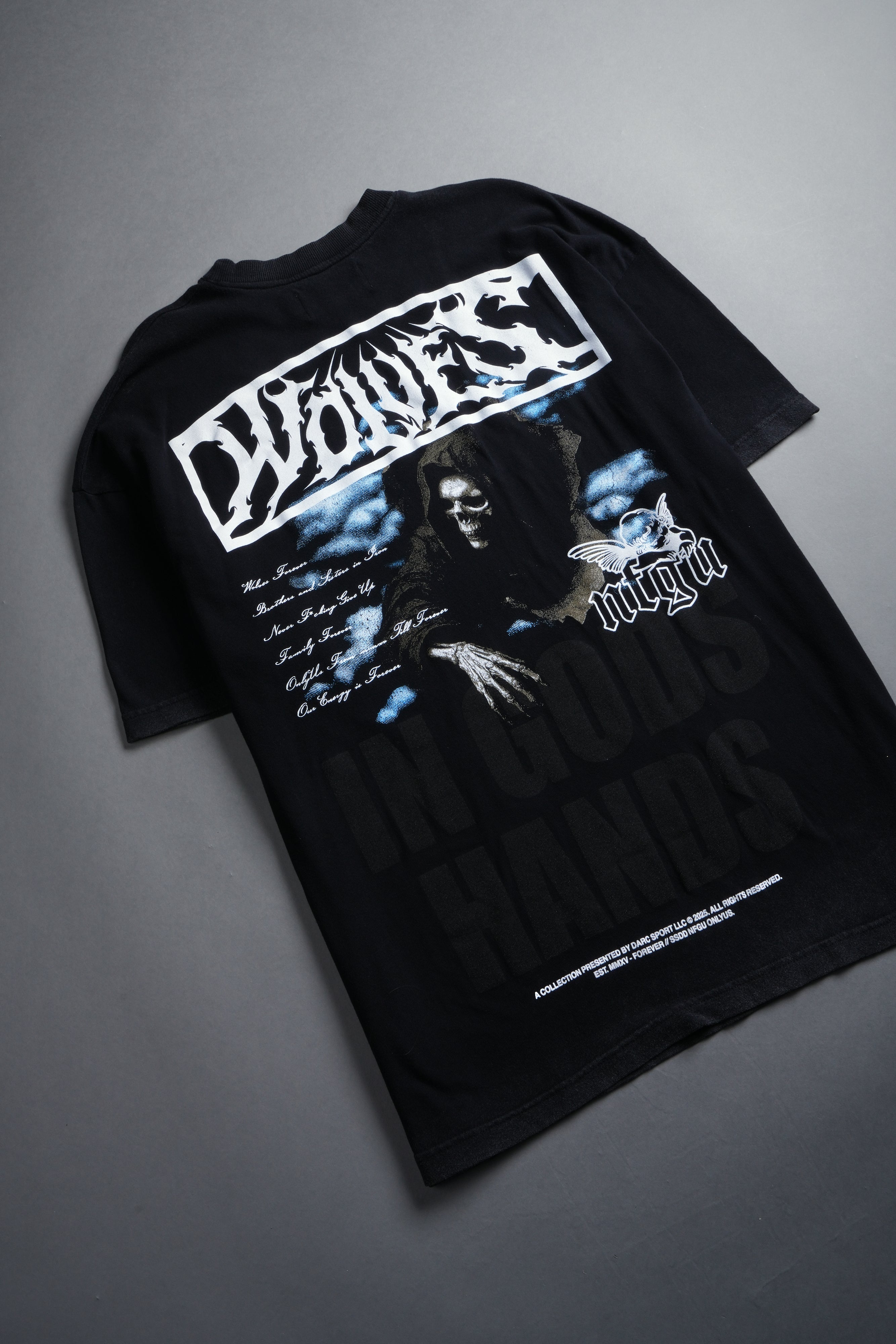Deliver Us From Evil "Premium" Oversized Tee in Black