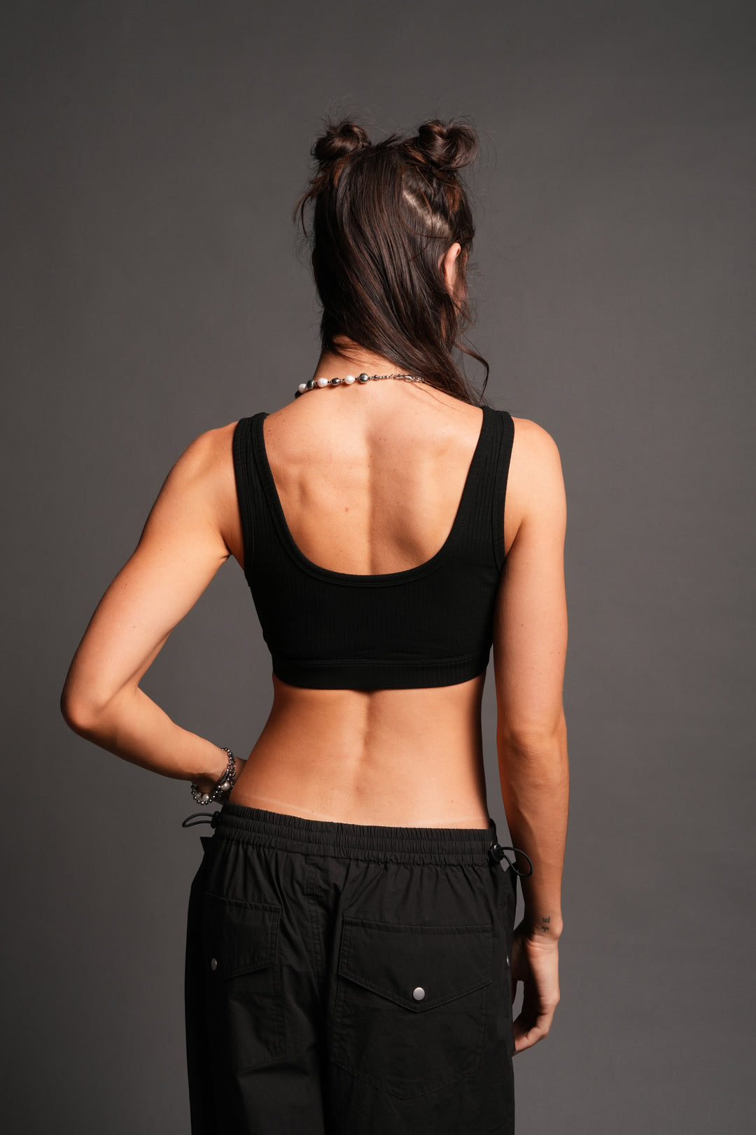 Wolf Pyramid Wellness Bra In Black