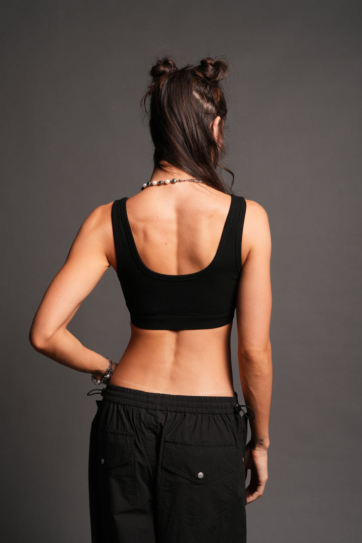 Wolf Pyramid Wellness Bra In Black