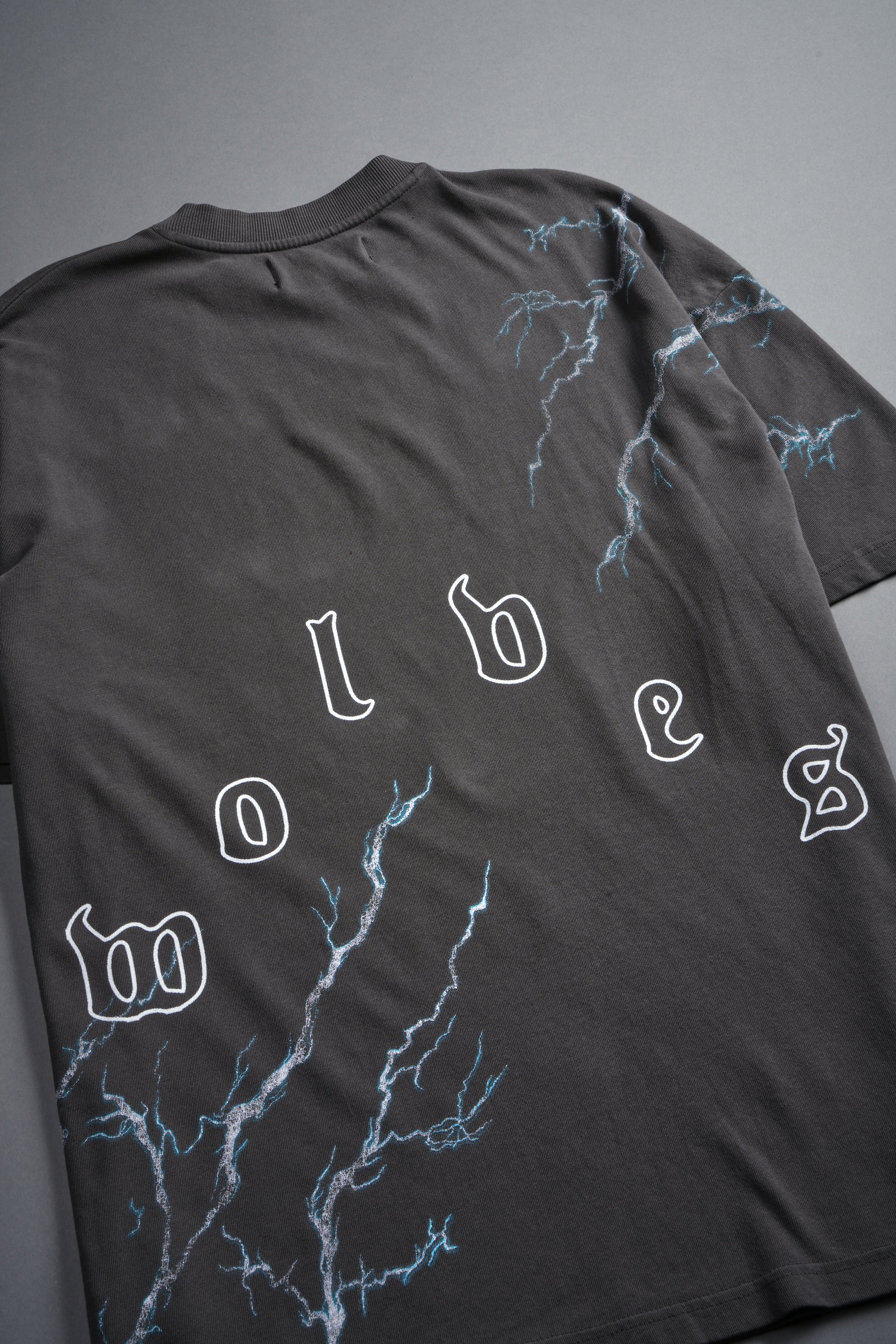 Shinobi Premium Oversized Tee in Wolf Gray