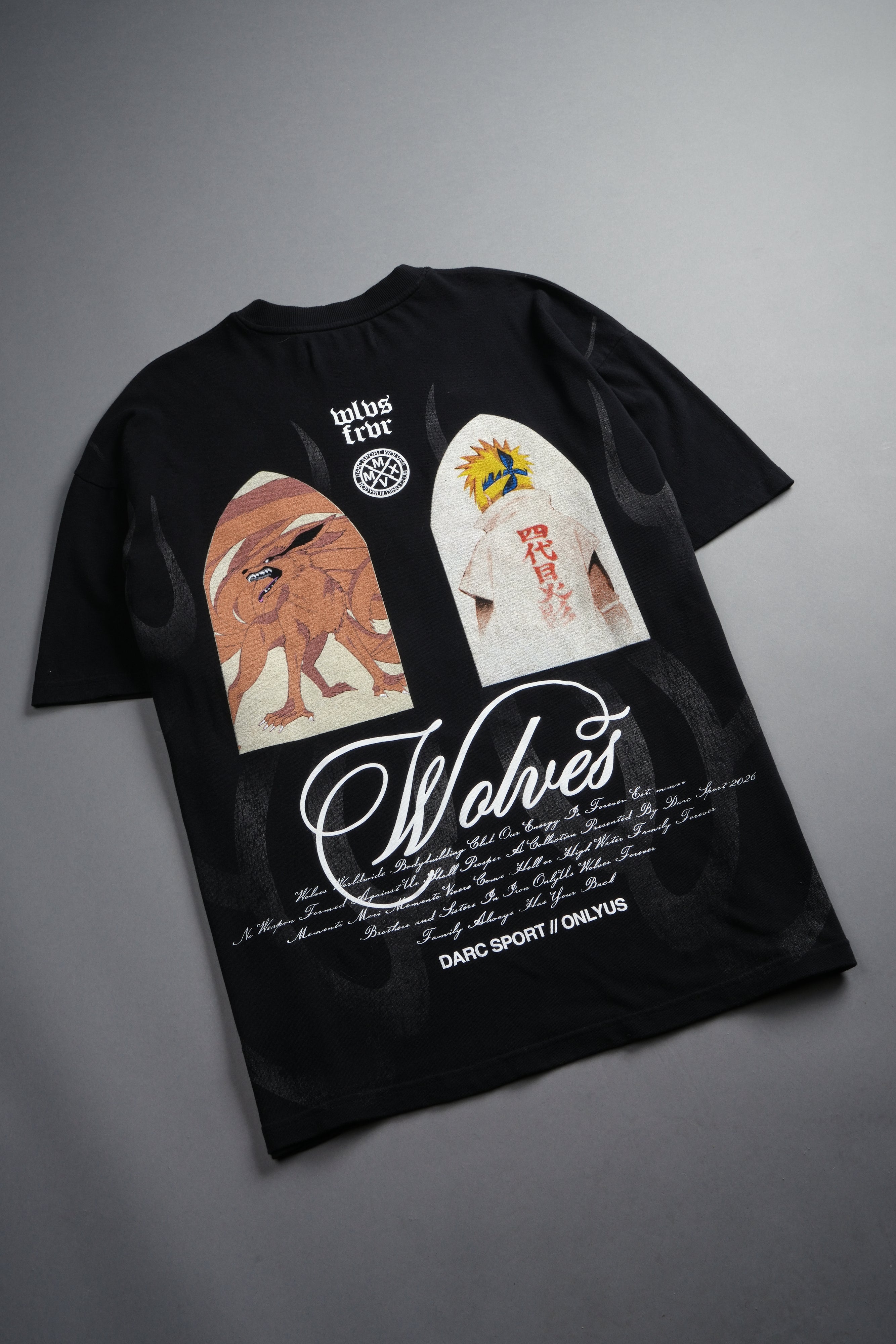 Destined Legacy Premium Oversized Tee in Black