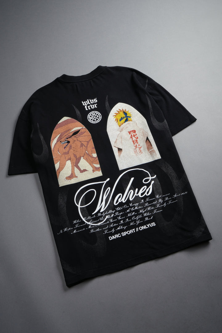Destined Legacy Premium Oversized Tee in Black