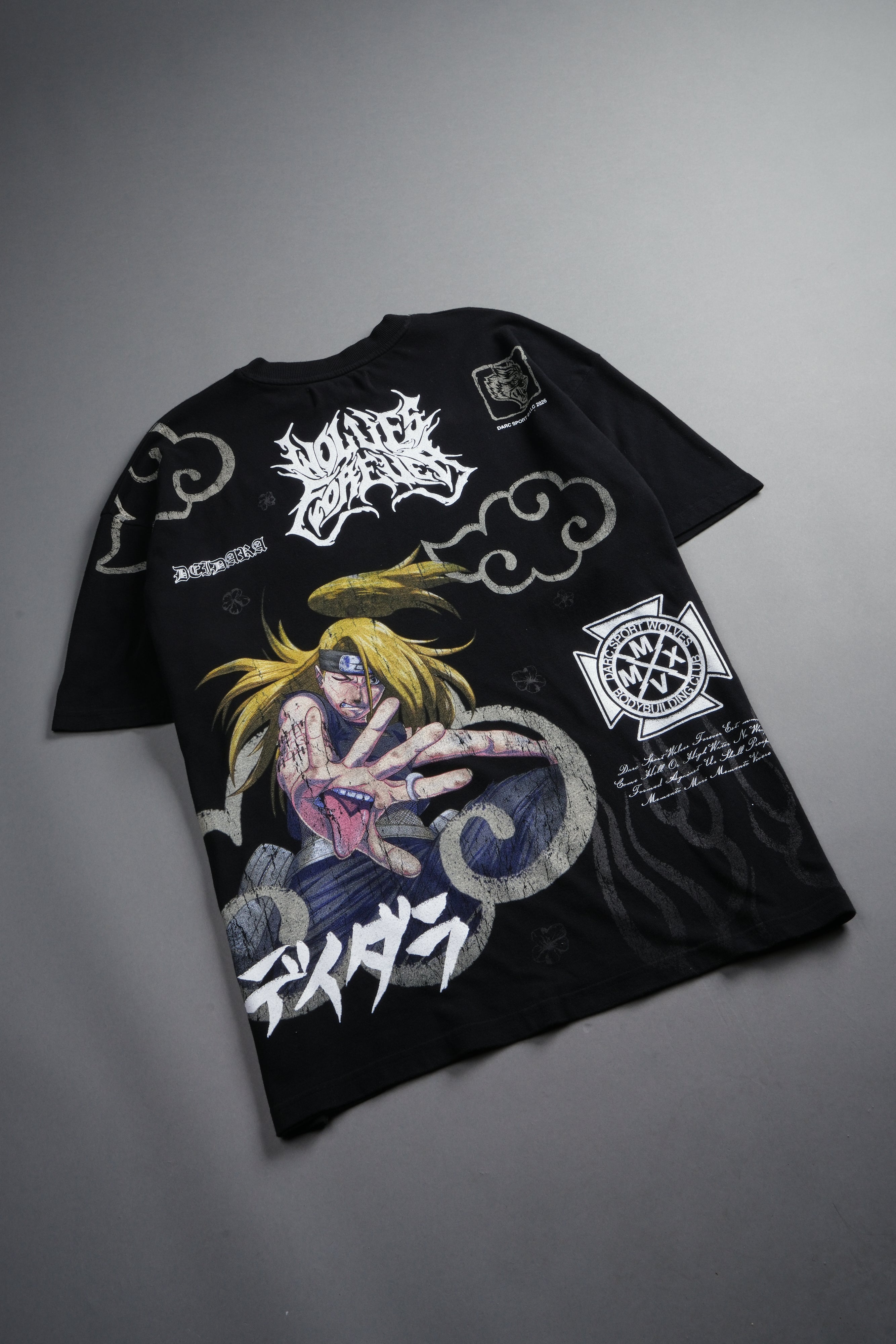 Deidara Premium Oversized Tee in Black