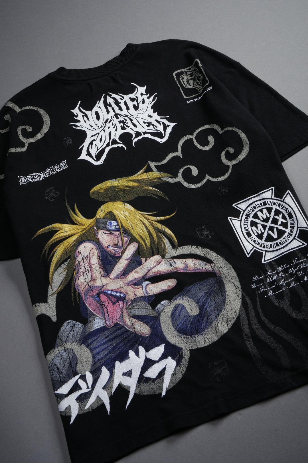 Deidara Premium Oversized Tee in Black