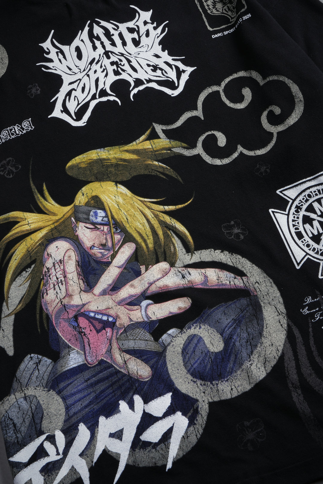 Deidara Premium Oversized Tee in Black