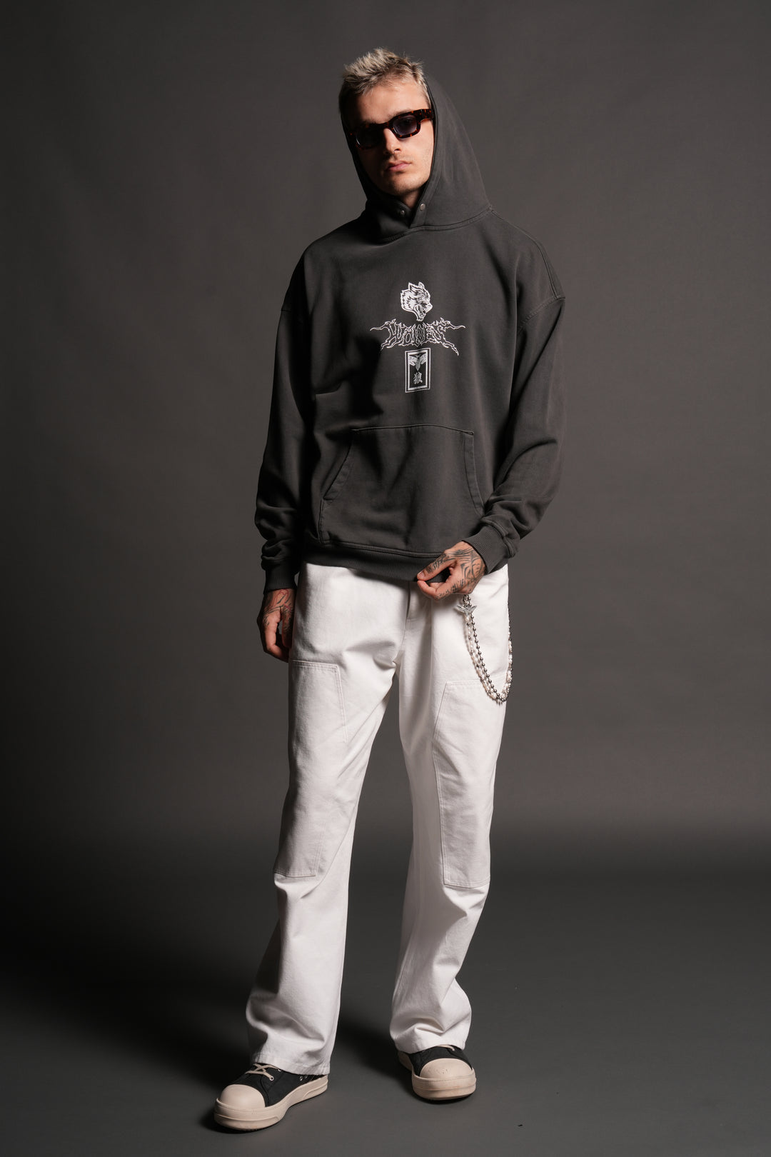 Darc Fury Pierce Hoodie in Wolf Gray