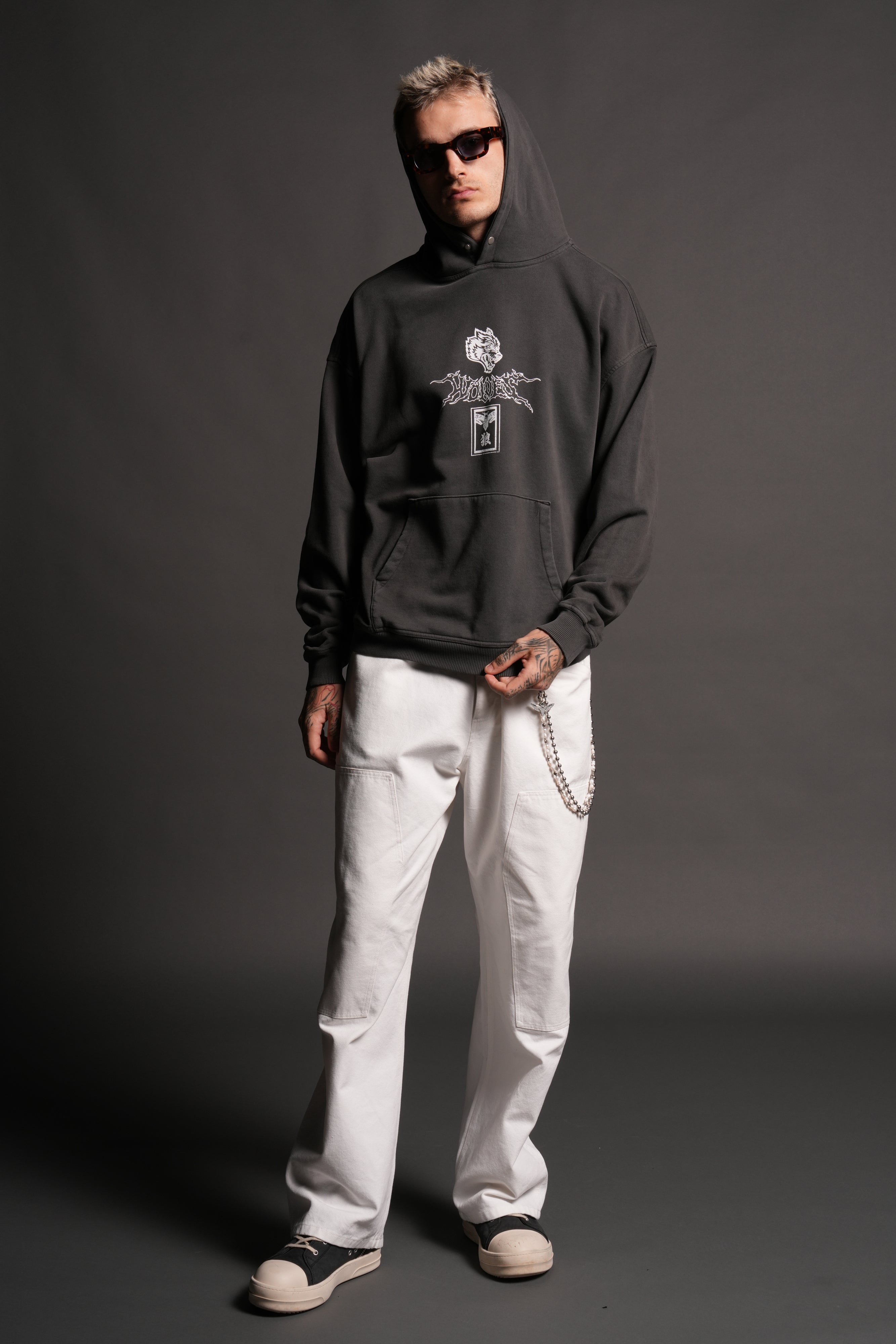 Darc Fury Pierce Hoodie in Wolf Gray