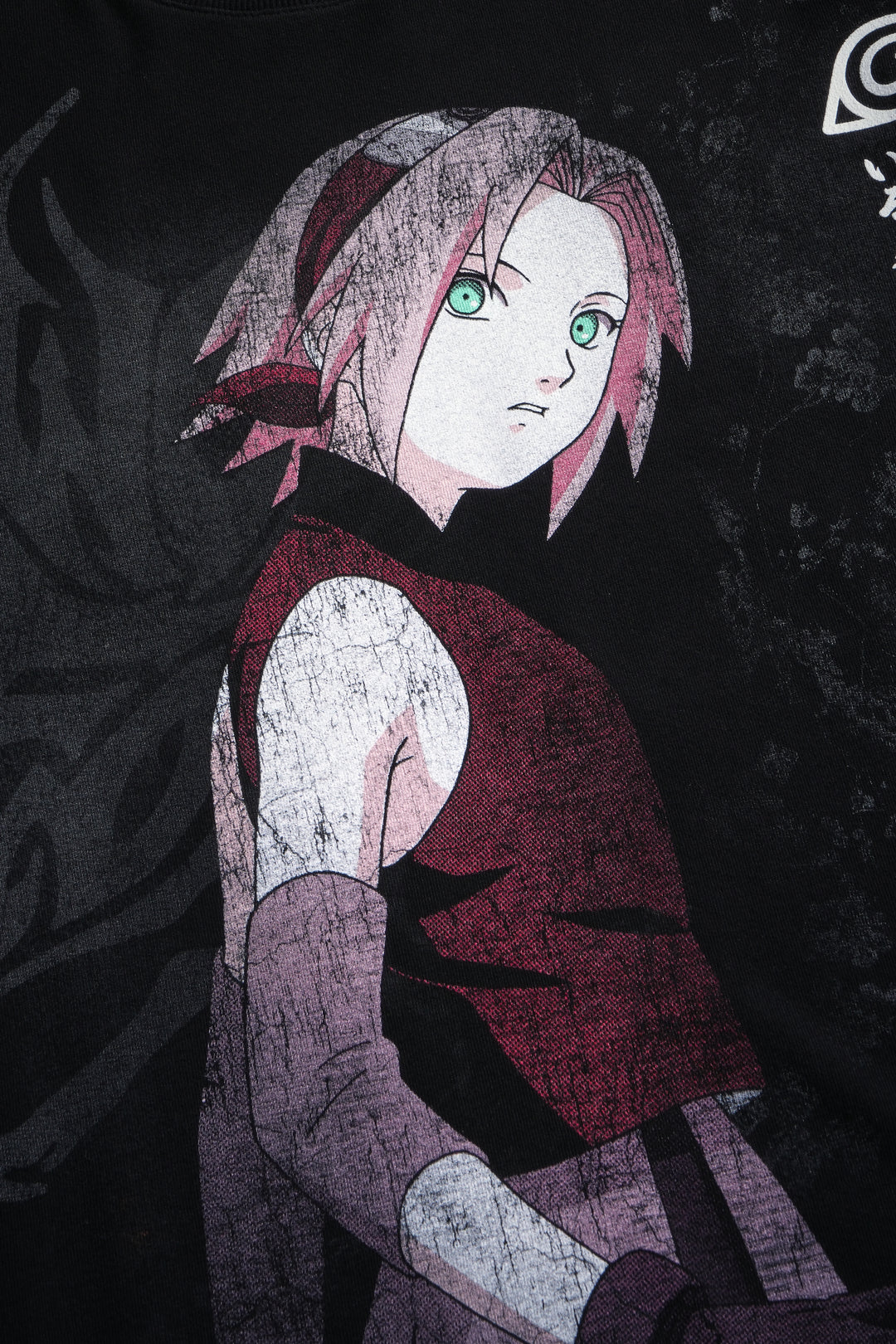 Sakura Haruno "Side-By-Side" Series Premium Tee in Black
