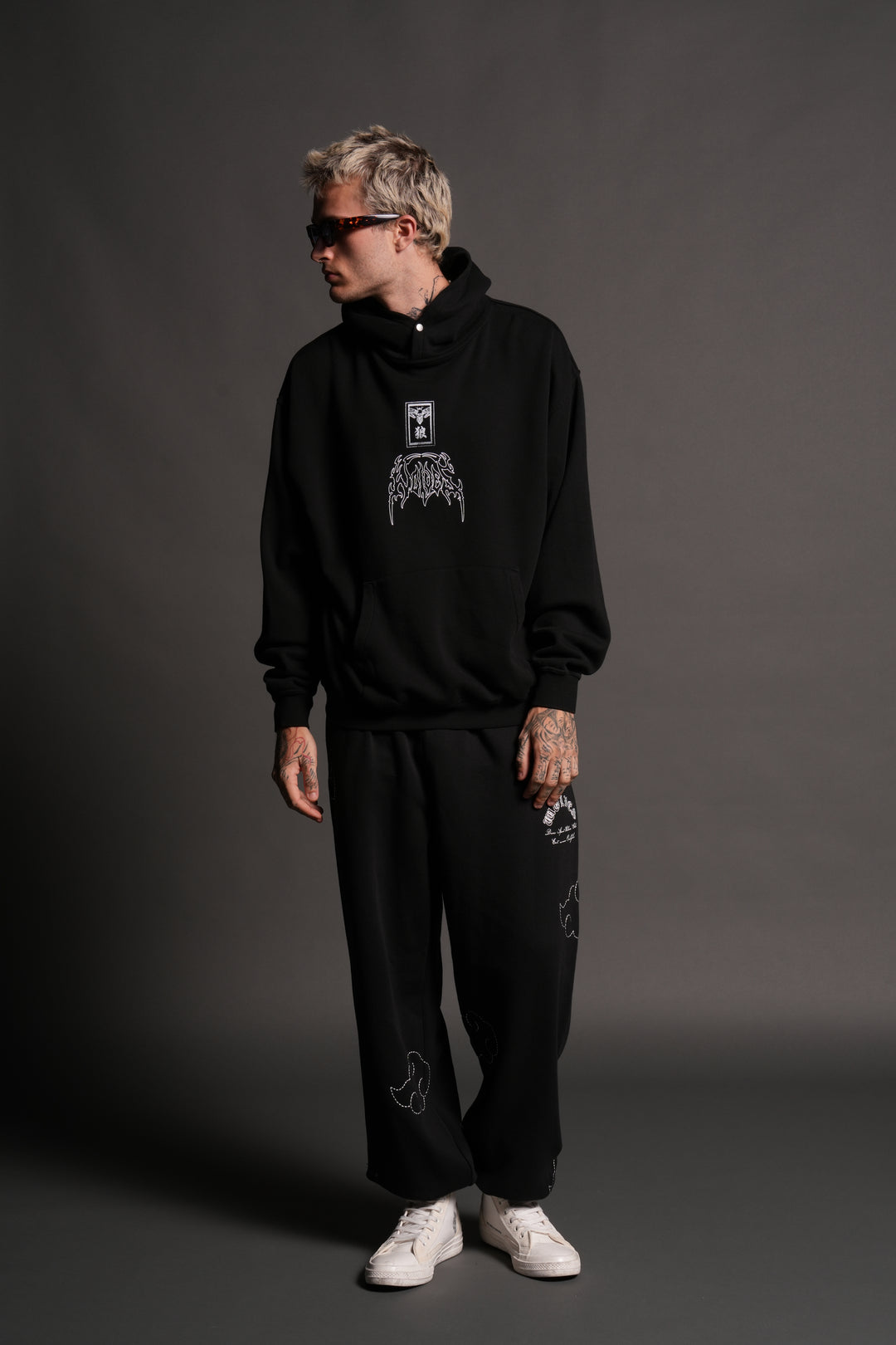 Rasengan Pierce Hoodie in Black