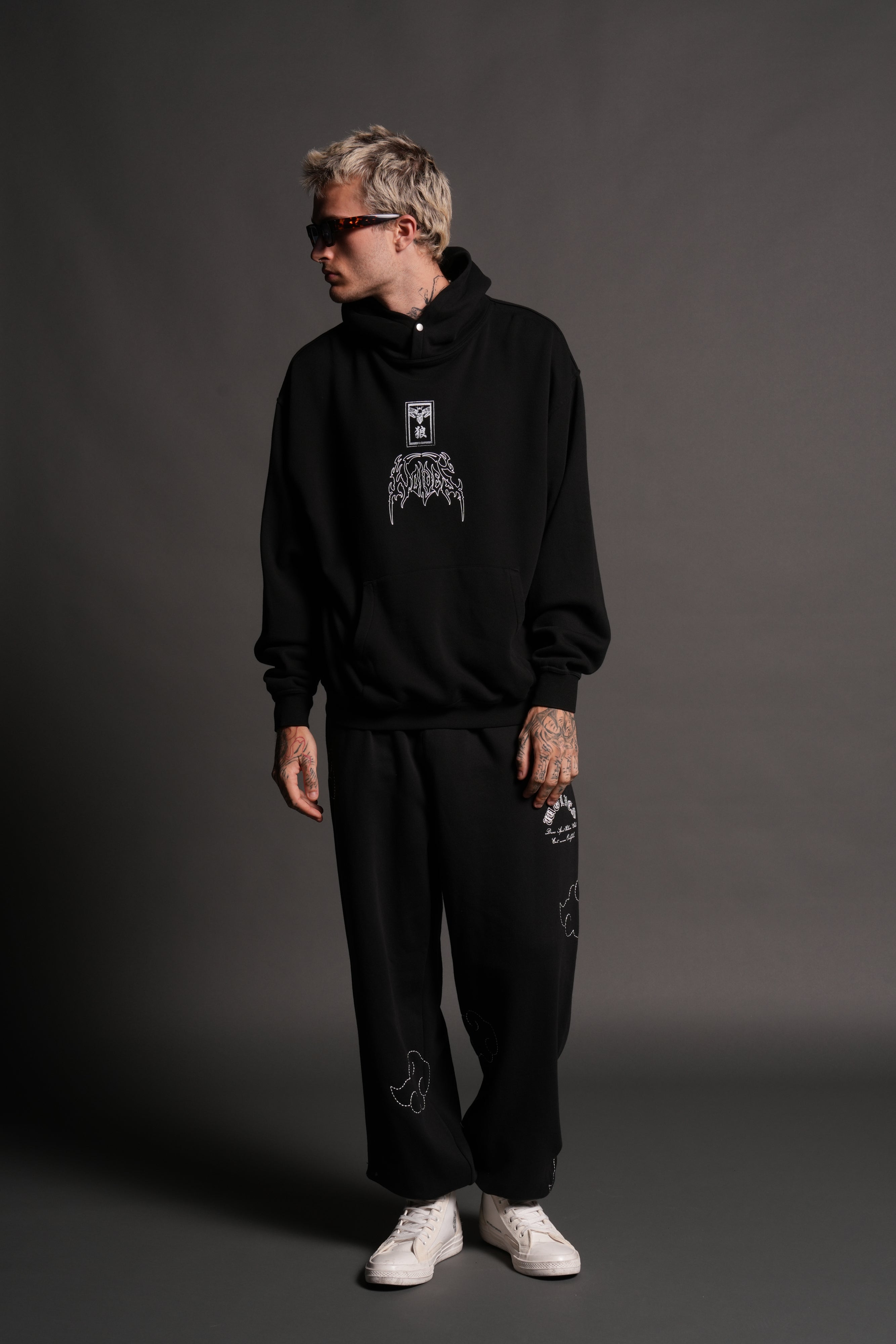 Rasengan Pierce Hoodie in Black