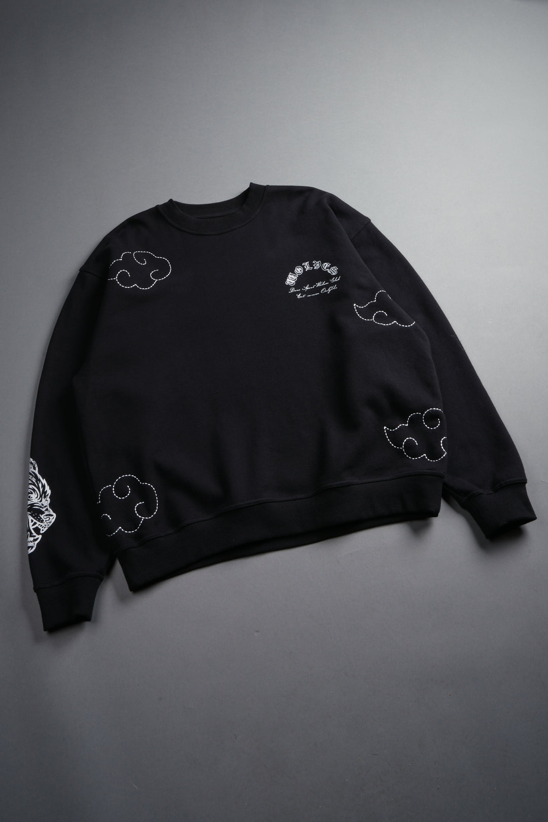 Darc Clouds London Crewneck in Black