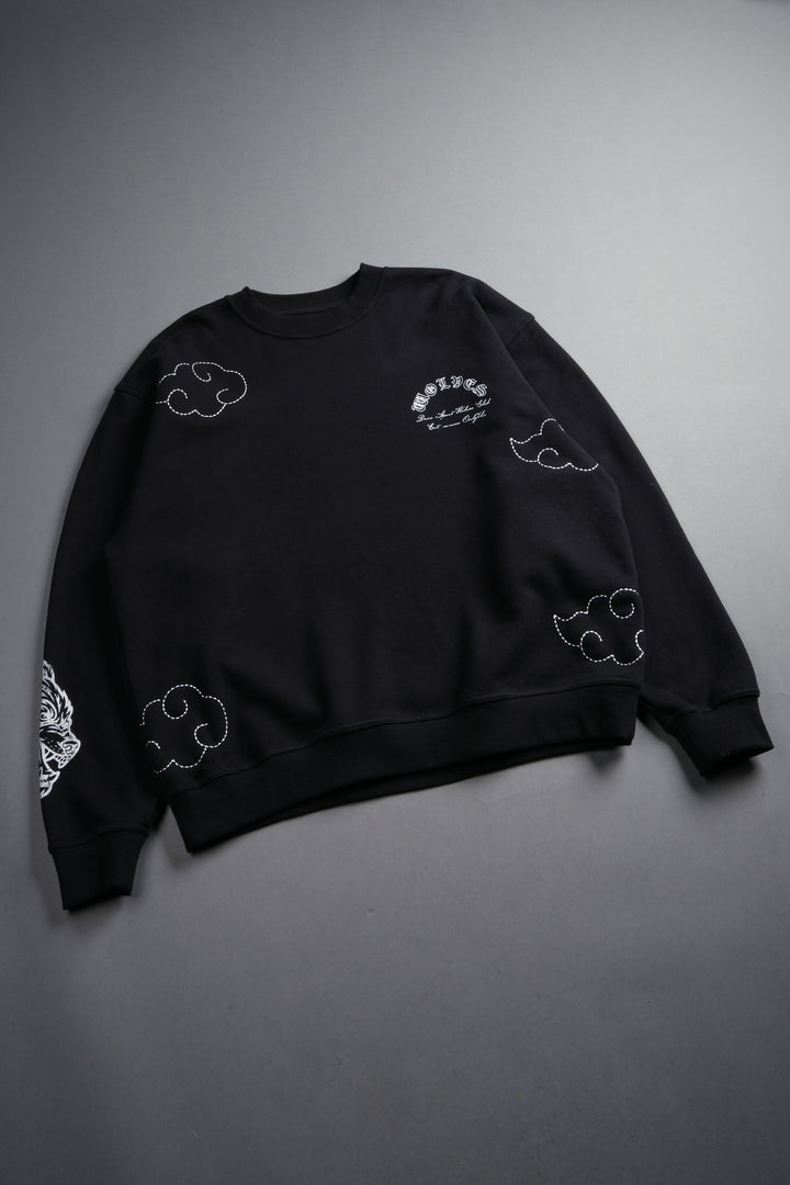 Darc Clouds London Crewneck in Black