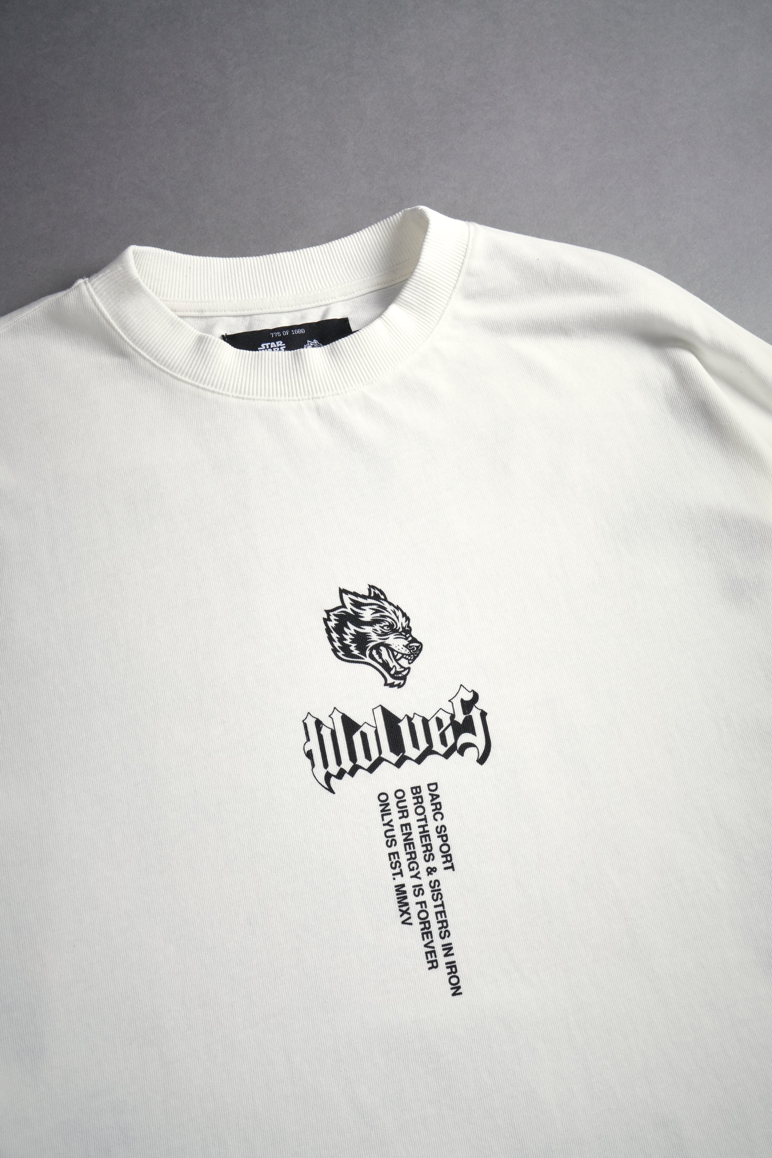 The Phantom Menace "Box Cut" Tee in Cream