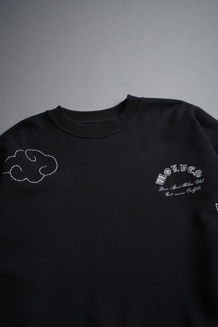 Darc Clouds London Crewneck in Black