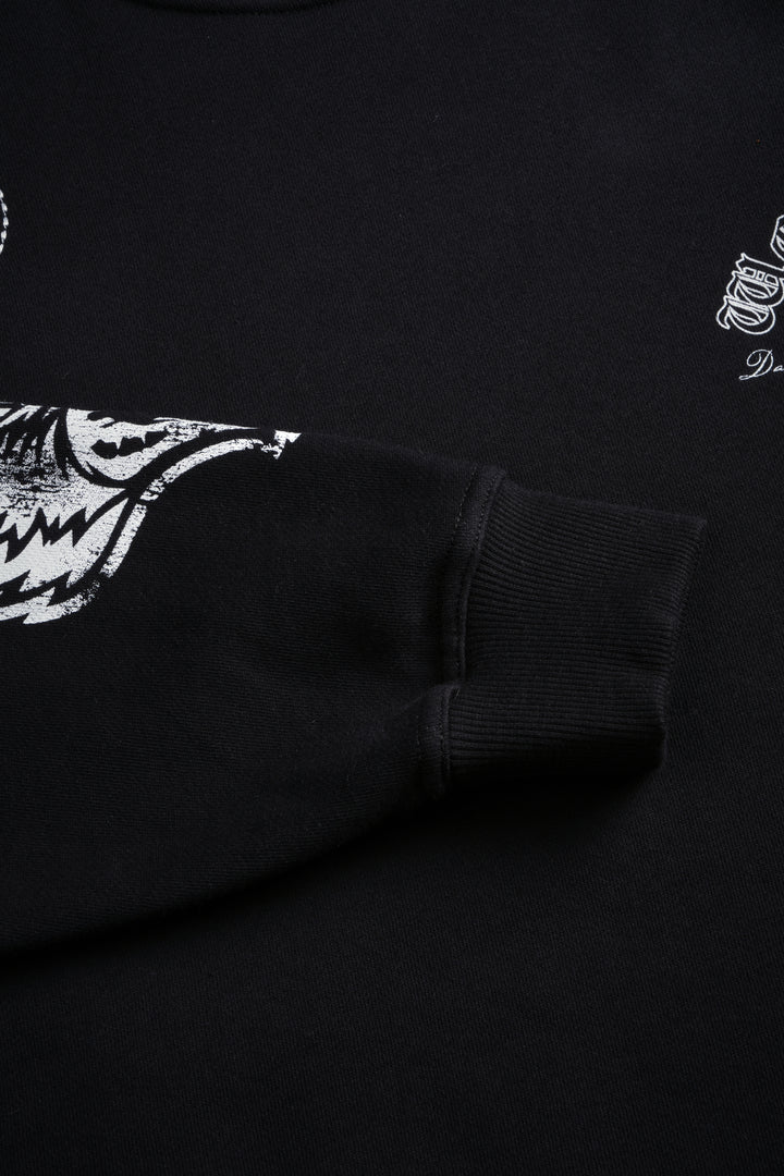 Darc Clouds London Crewneck in Black