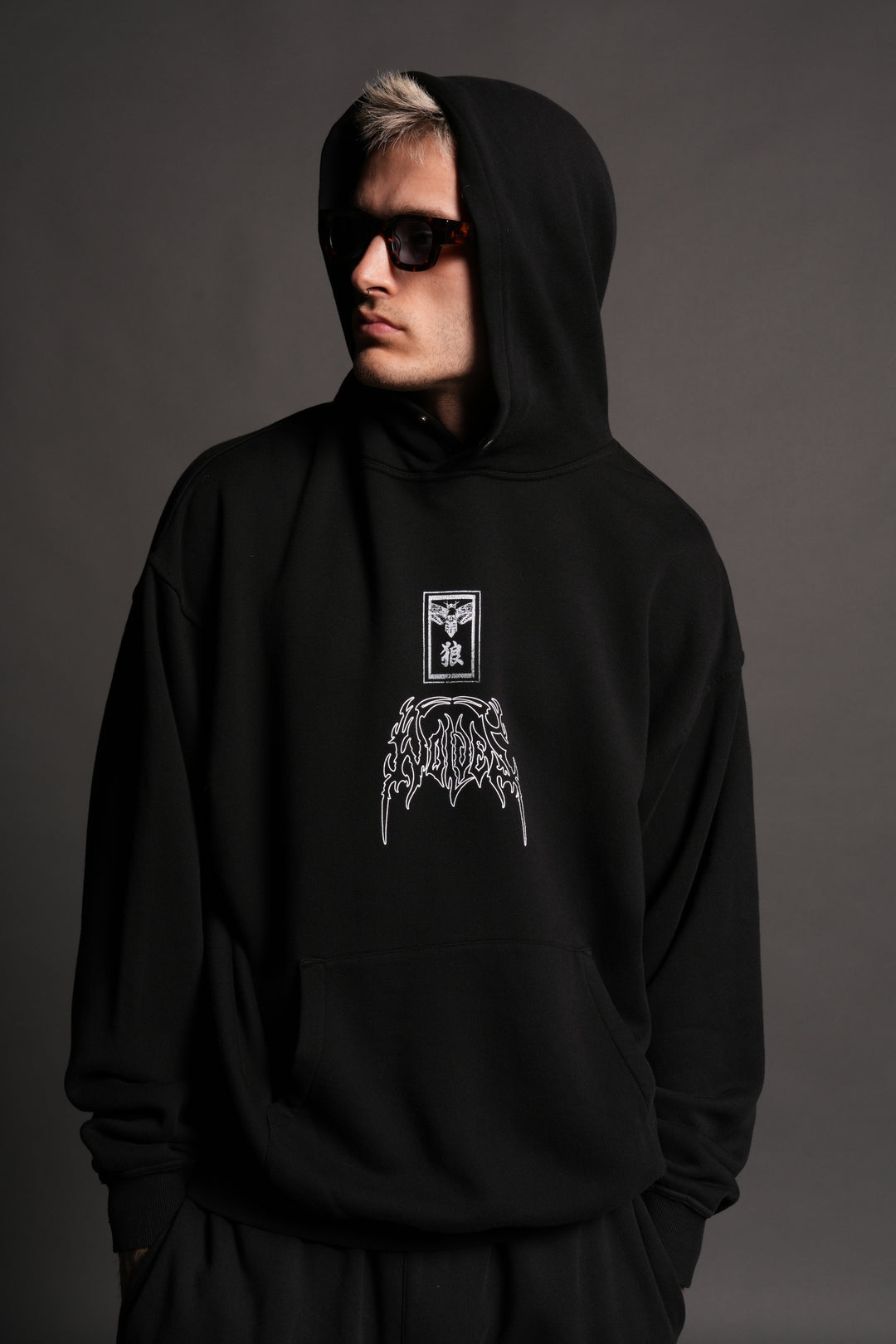 Rasengan Pierce Hoodie in Black