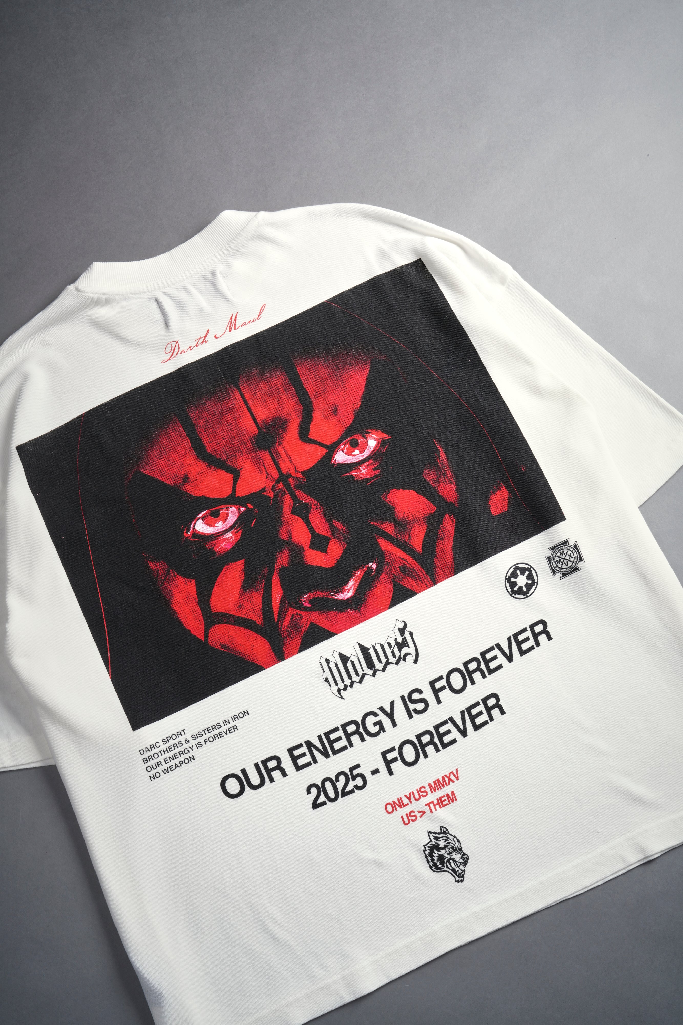 The Phantom Menace "Box Cut" Tee in Cream