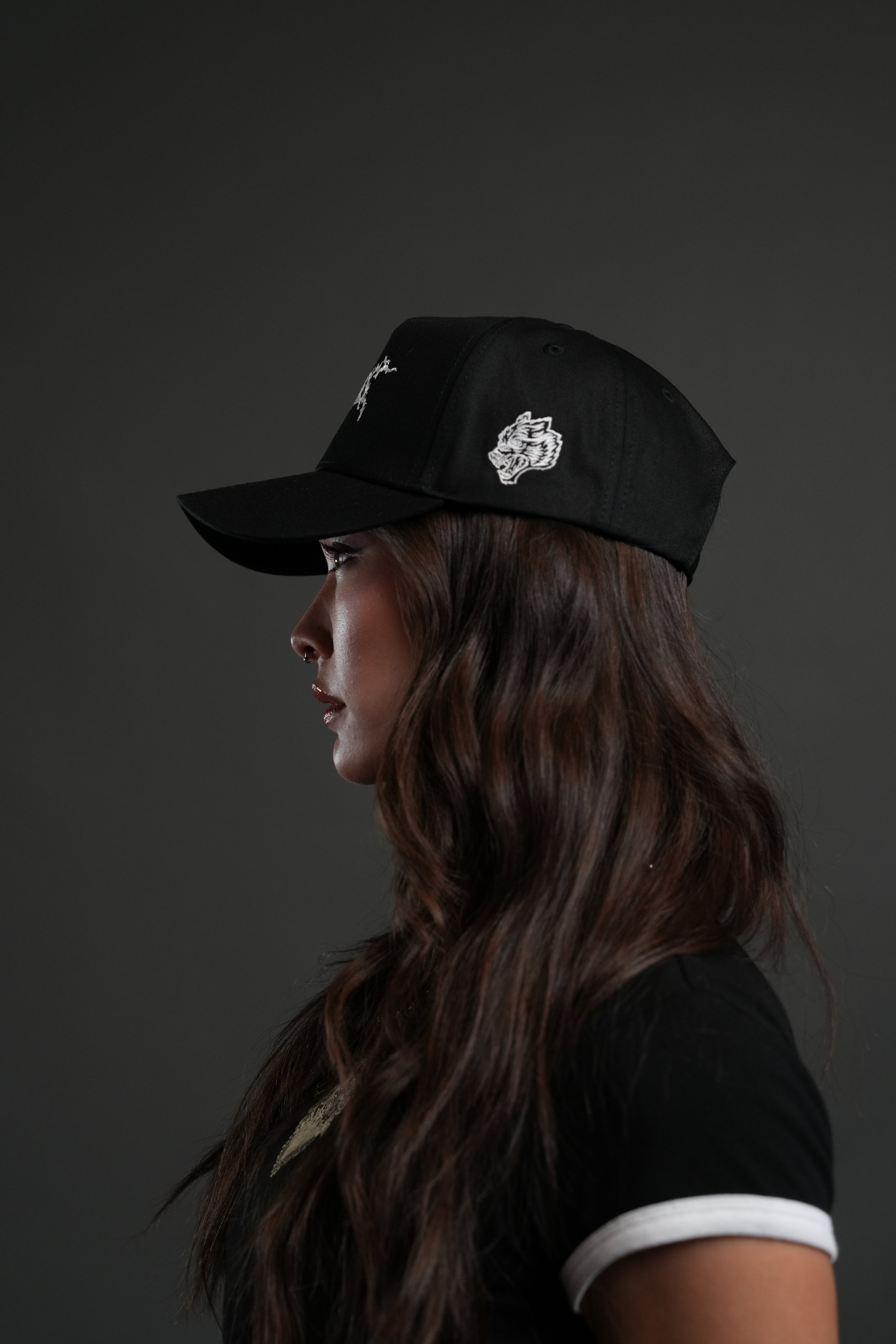 Blood & Iron 5 Panel Hat in Black