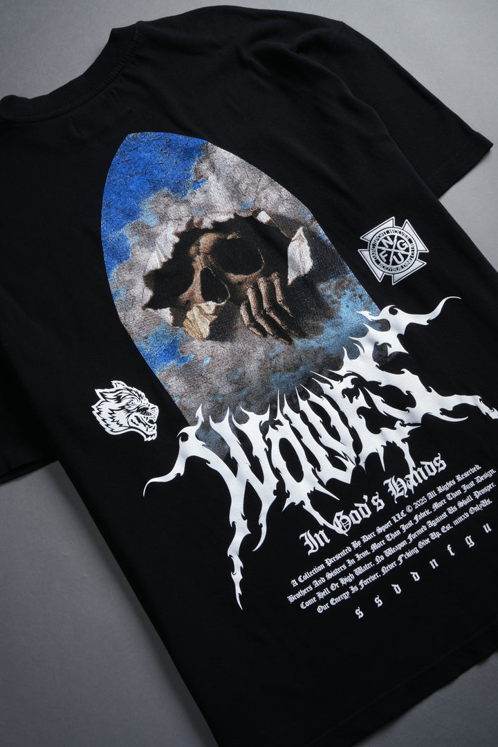 Through The Clouds "Premium" Oversized Tee in Black