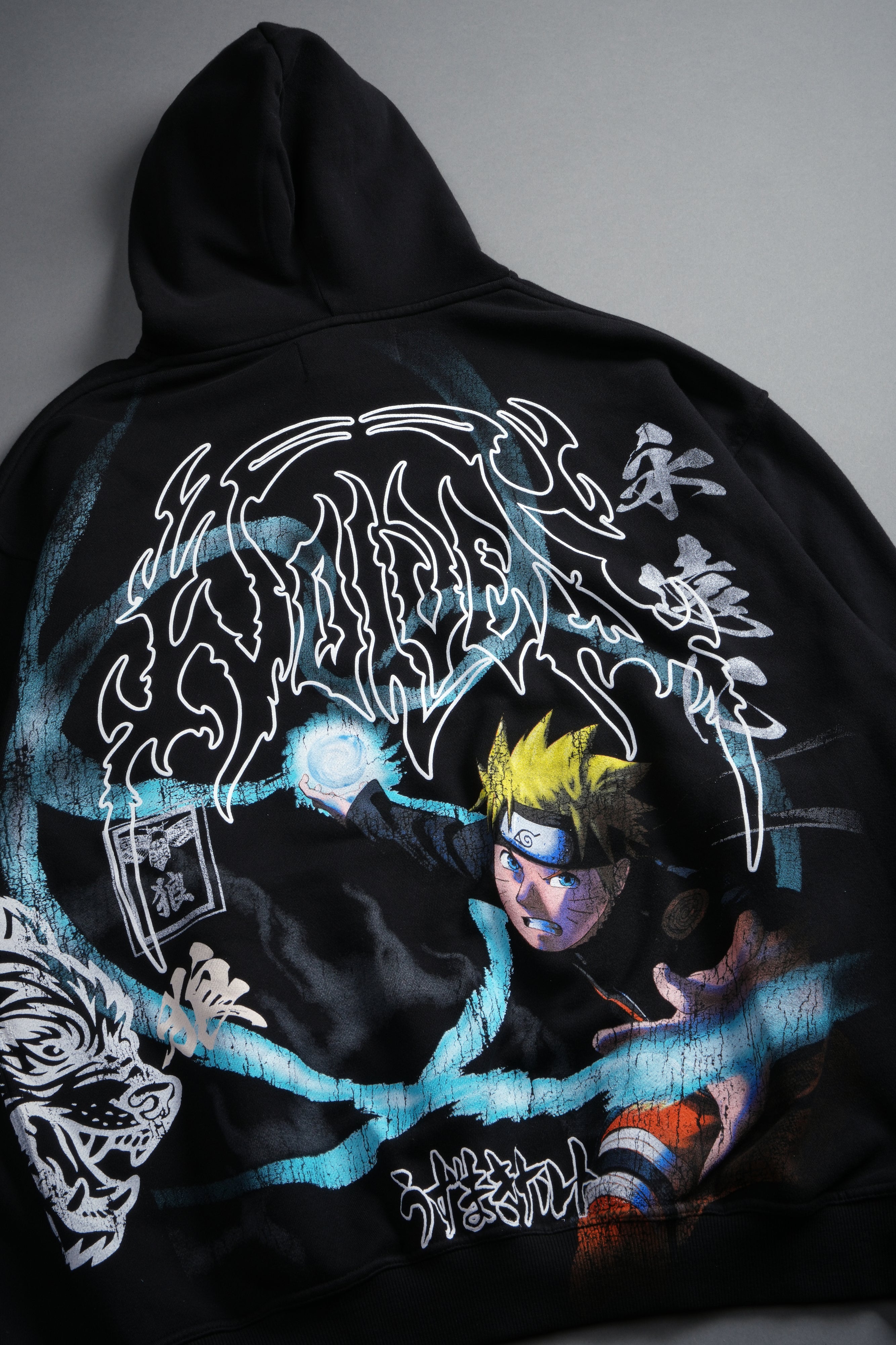 Rasengan Pierce Hoodie in Black