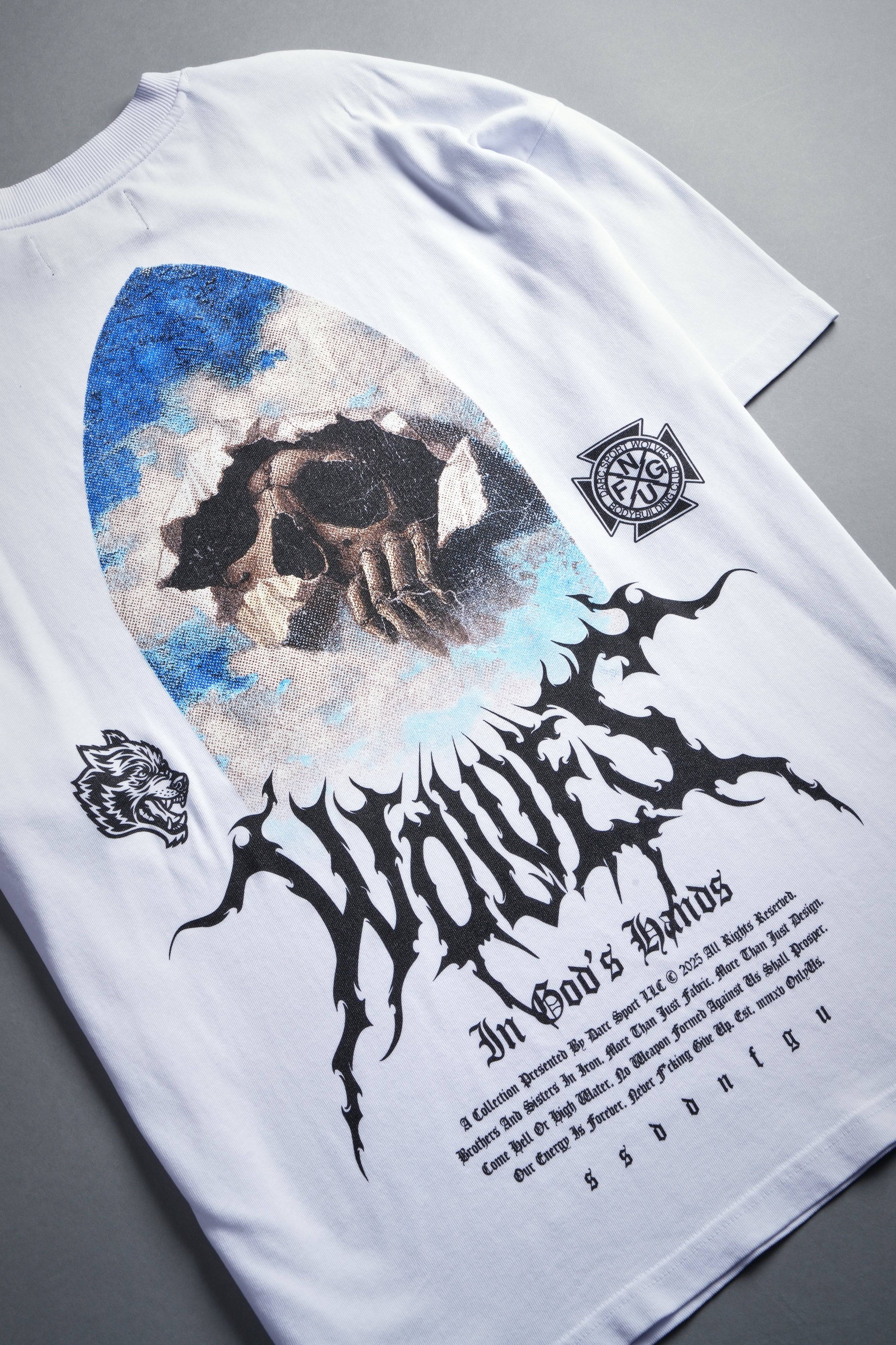 Through The Clouds "Premium" Oversized Tee in White