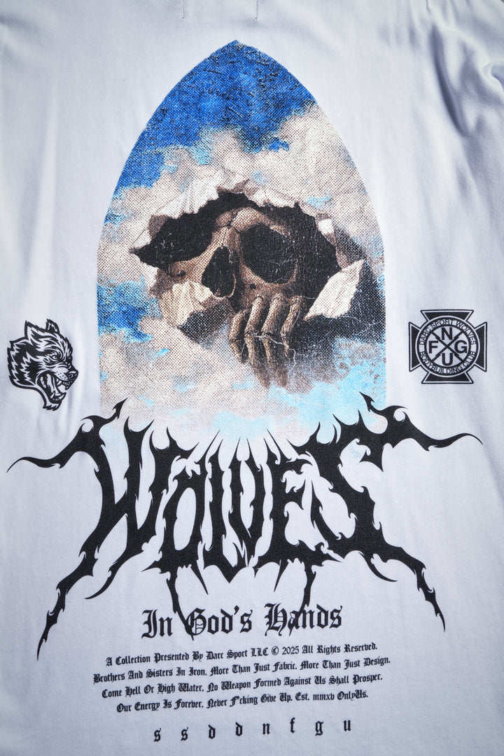 Through The Clouds "Premium" Oversized Tee in White