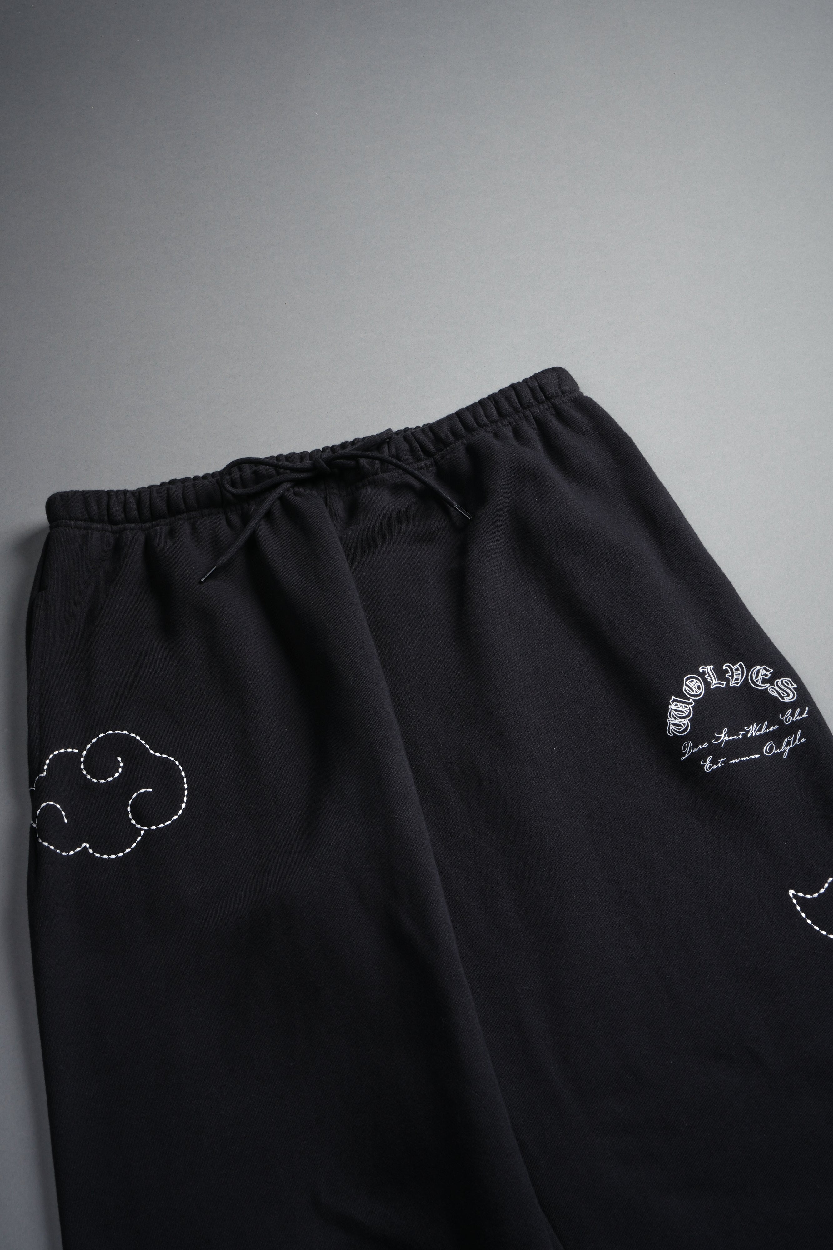 Darc Clouds Lightweight Lounger Sweat Pants in Black