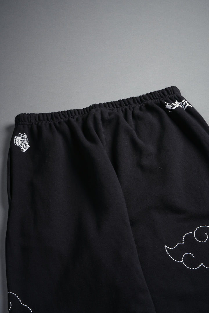 Darc Clouds Lightweight Lounger Sweat Pants in Black