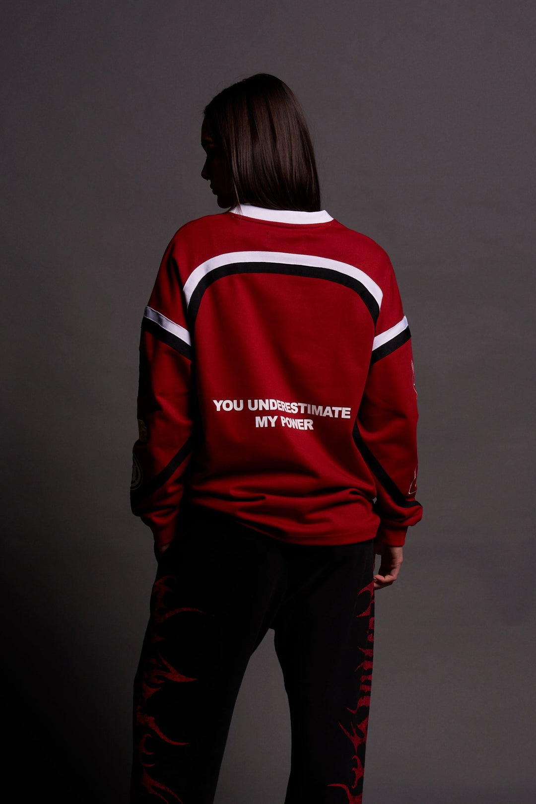 Rule The Galaxy Bailey Motocross Jersey in Roman Red