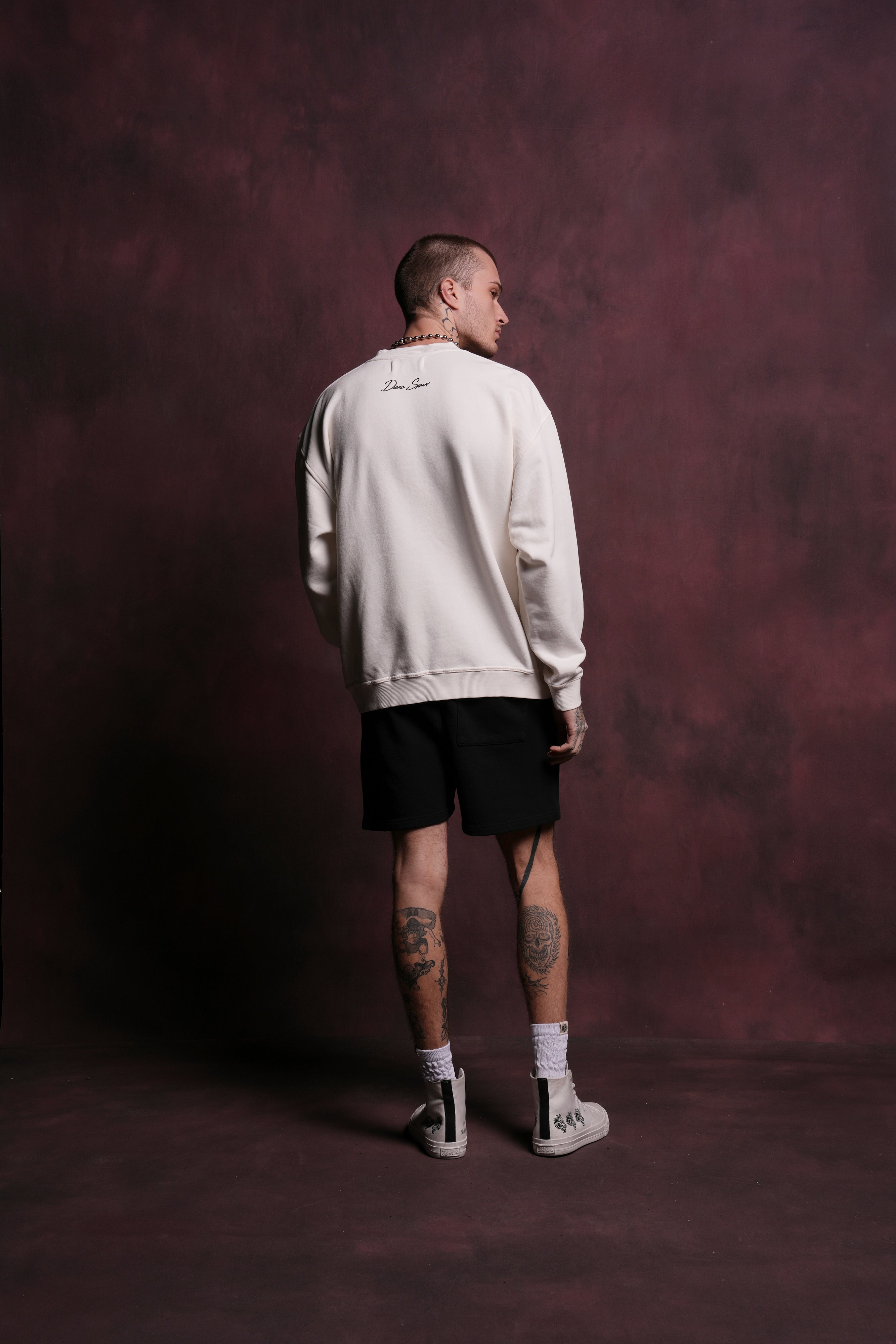 Darc Origin Unisex London Crewneck in Cream