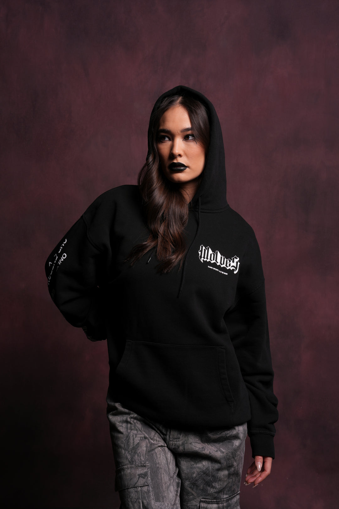 Ultimate Rage Unisex "B" Hoodie in Black