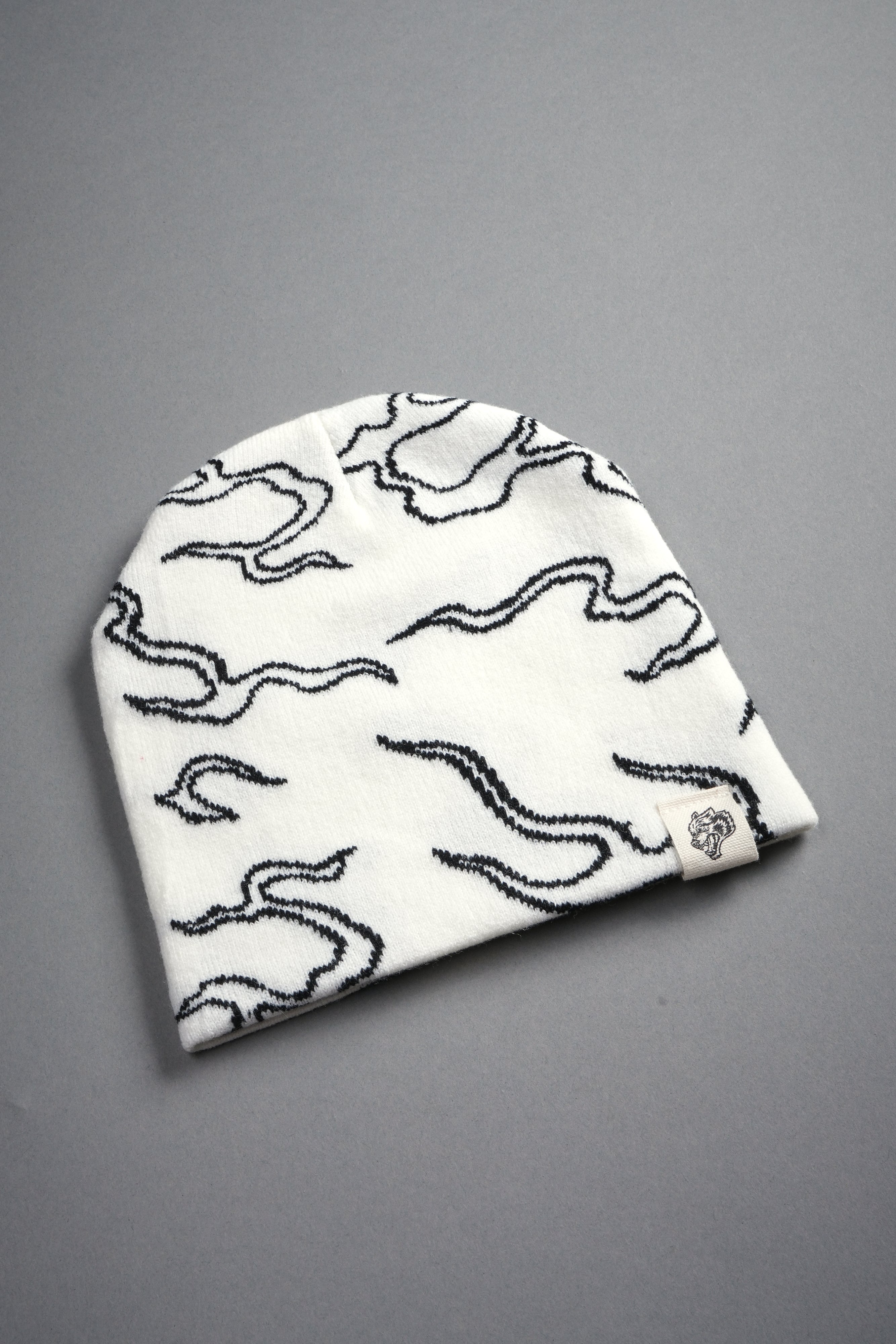 Our Fire Cap Beanie in Cream/Black