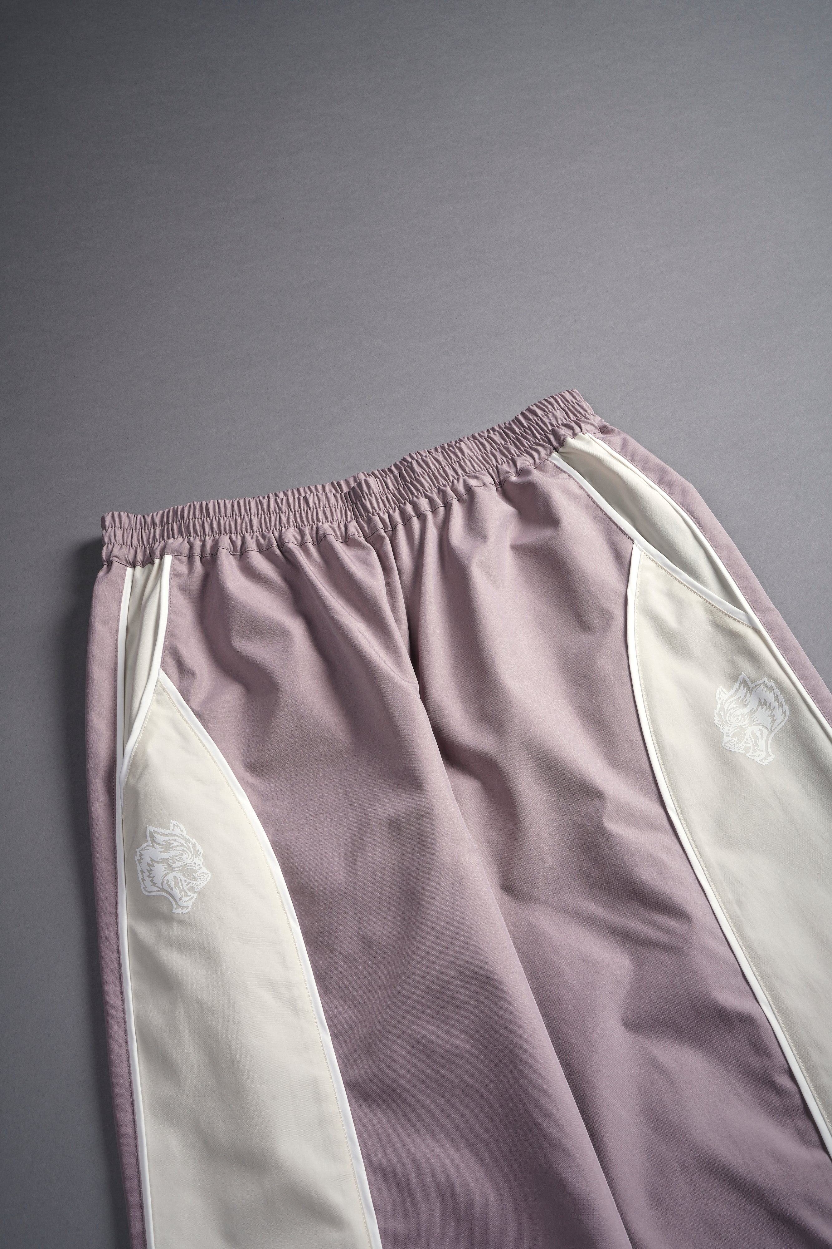 Dual Wolf Quinn Track Pants in Light Mauve/Sand