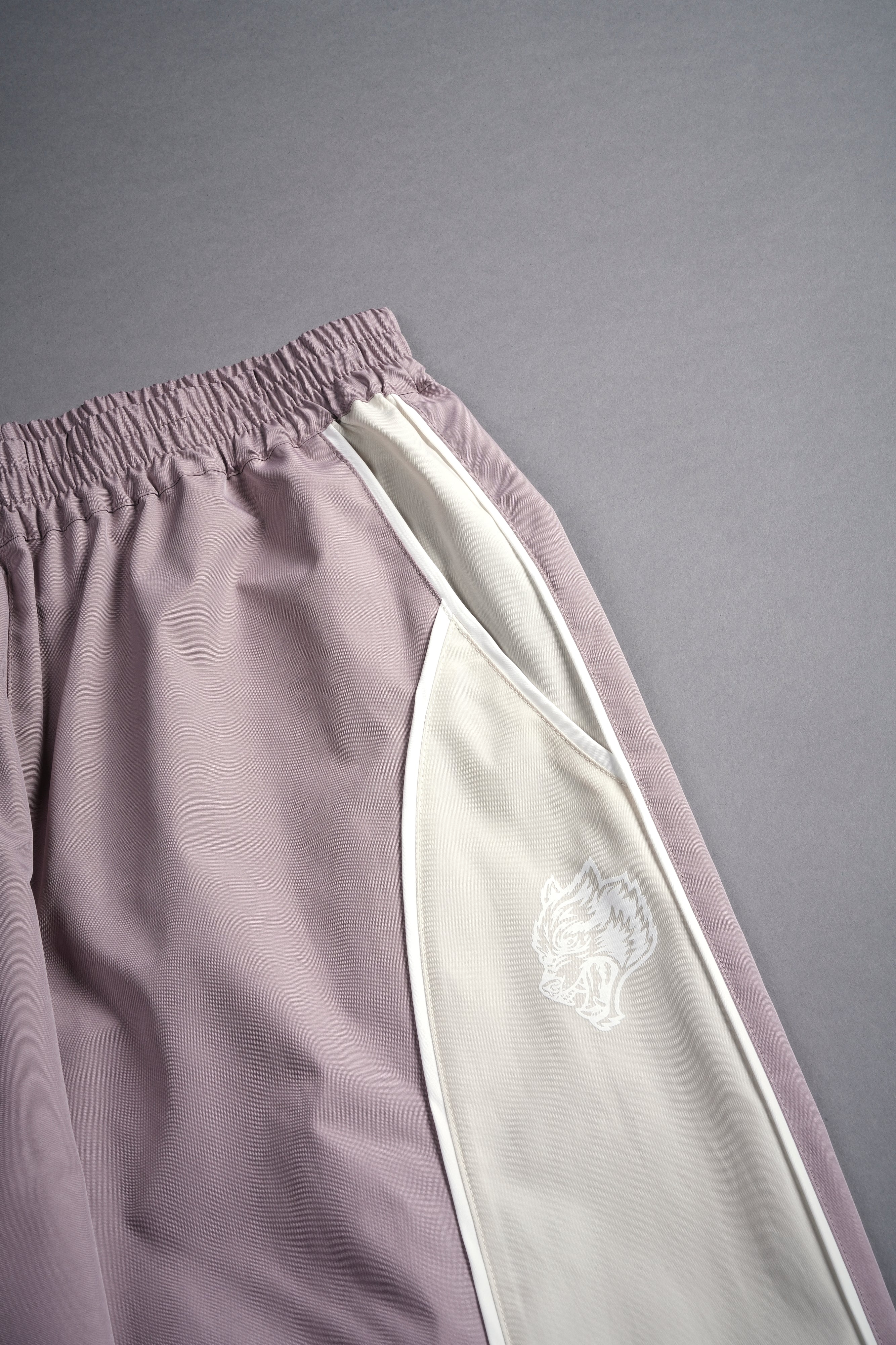 Dual Wolf Quinn Track Pants in Light Mauve/Sand